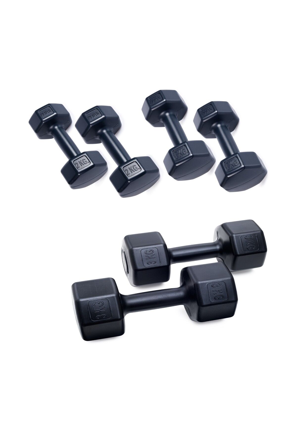 Besinistanbul PSSPOR 3 SET DAMBIL ( 1 KG X 2 AD 2 KG X 2 AD 3 KG X 2 AD )