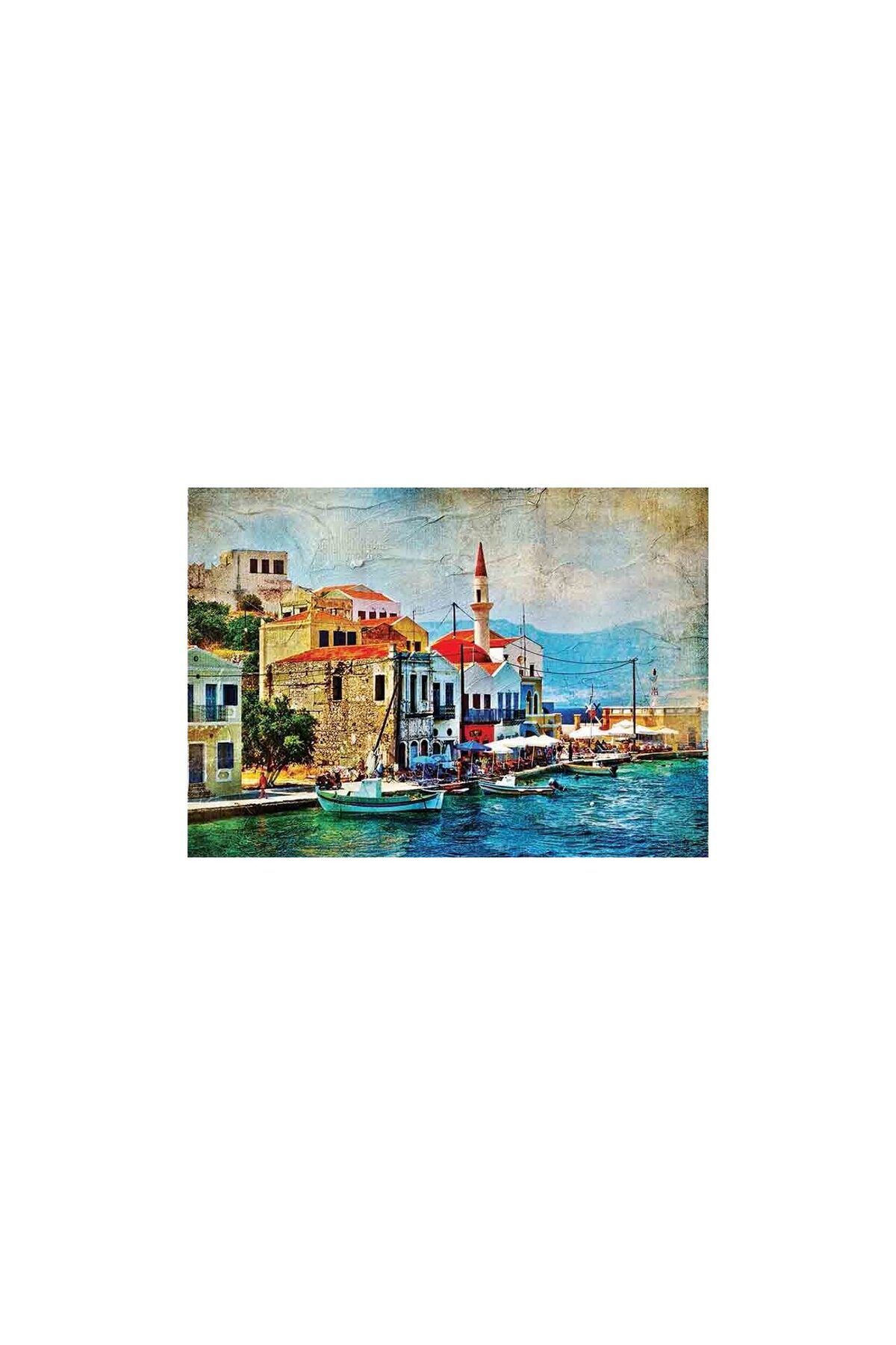 Gold Puzzle-Puzzle Gold Puzzle - A Pretty Island in Mediterraenan Sea, 1000 piese 1