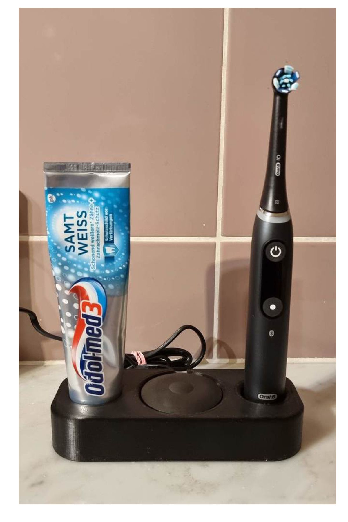 expreshediye Şarjlı Diş Fırçası Stand -oral B Io Uyumlu Stand, 1 Fırça, 1 Diş Macunu