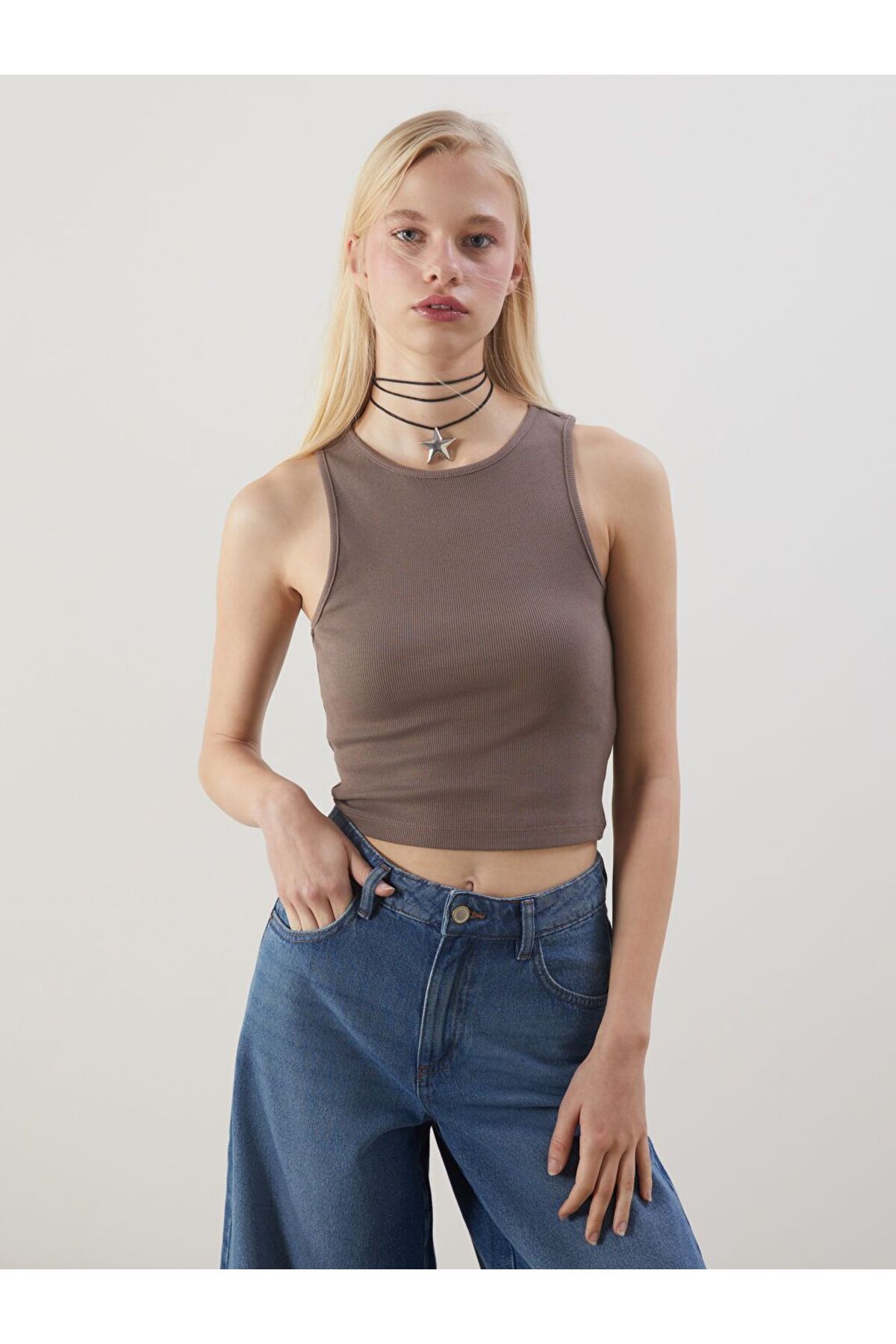 LC Waikiki XSIDE Bisiklet Yaka Kadın Crop