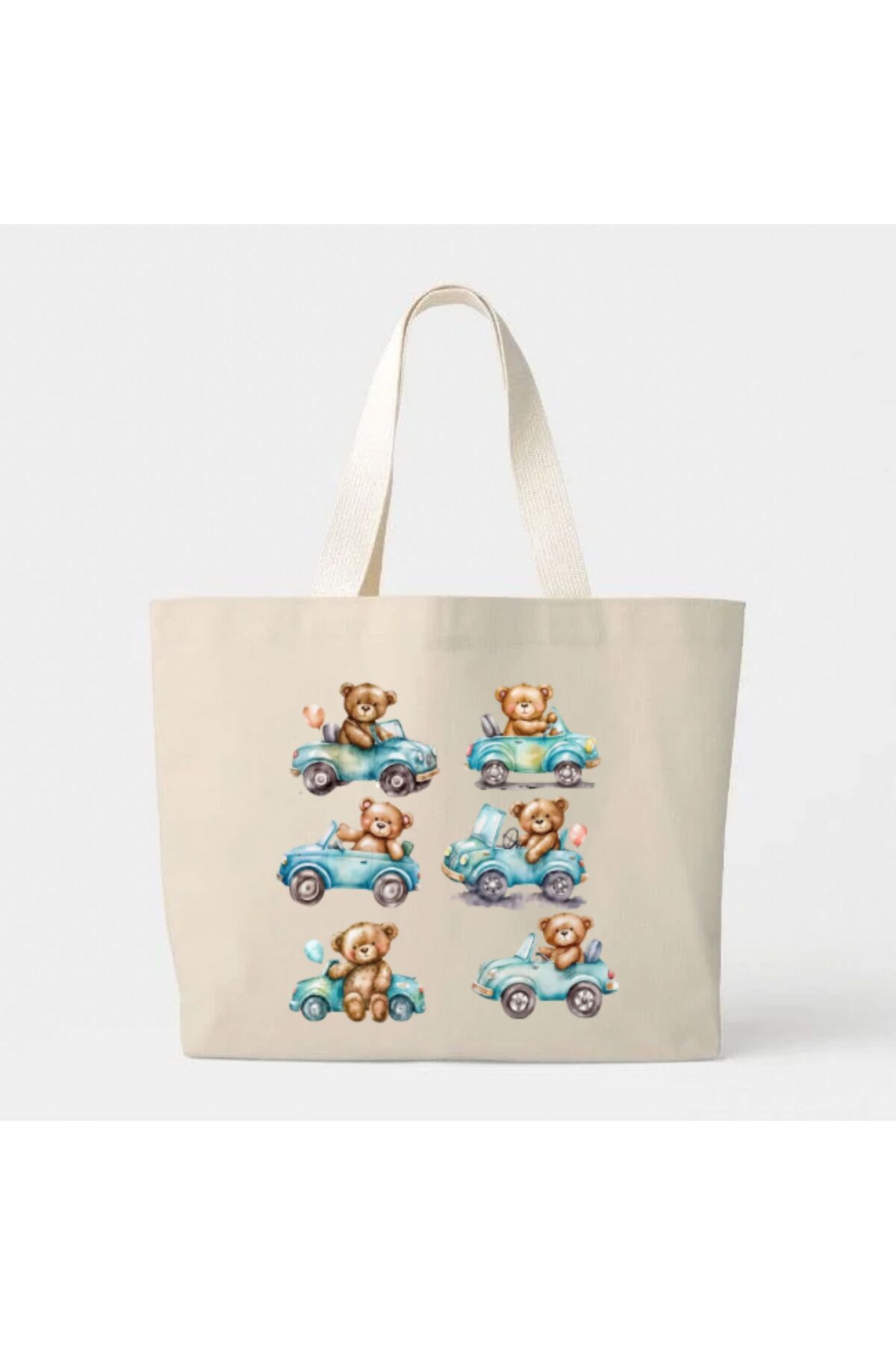 Teebuddies Baskılı bez çanta