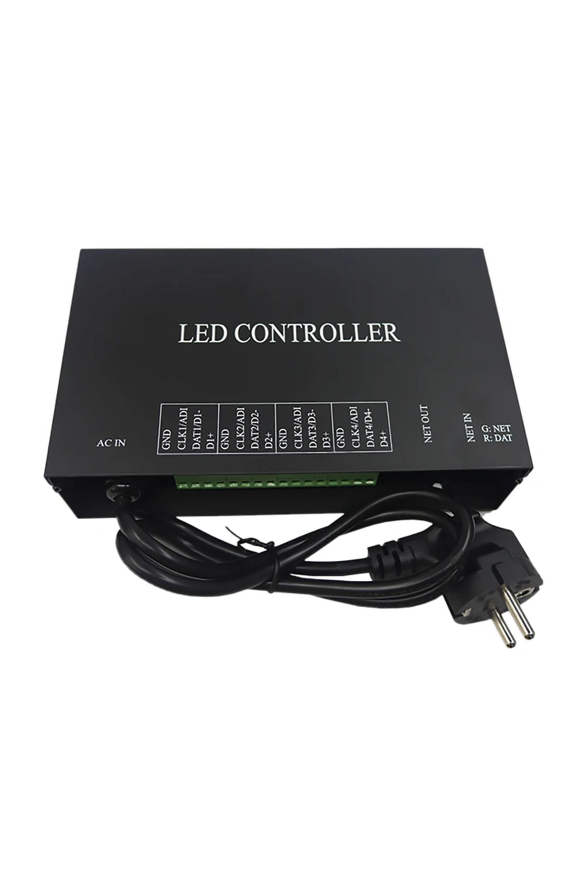 GÜMRÜK BEY H802RA Programlanabilir 4 Portlu LED Kontrol Ünitesi Net Protokolü İçin DC 5V 12V 24V DMX512