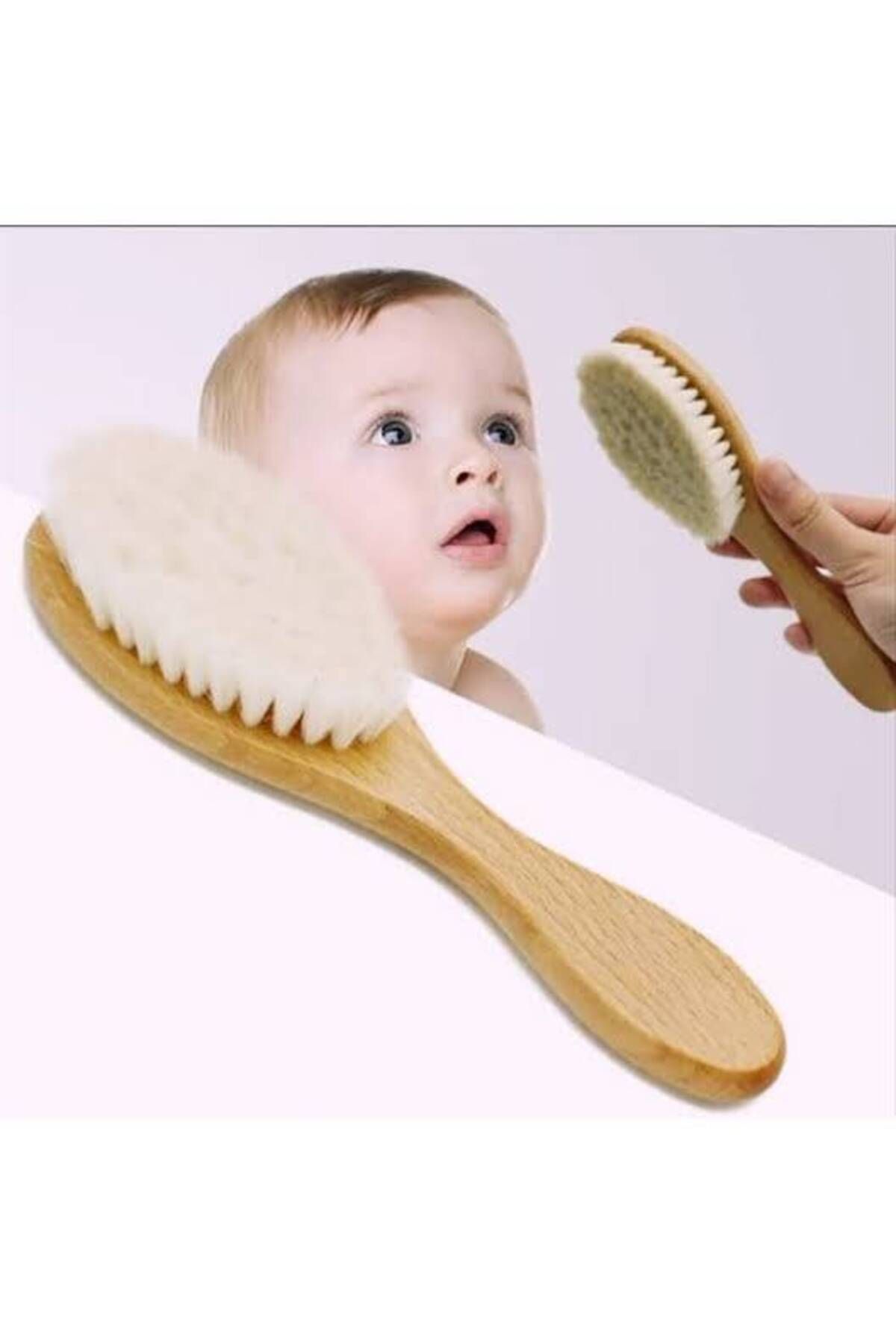Vexahome Keçi Kılı Organik Bebek Banyo Tarağı