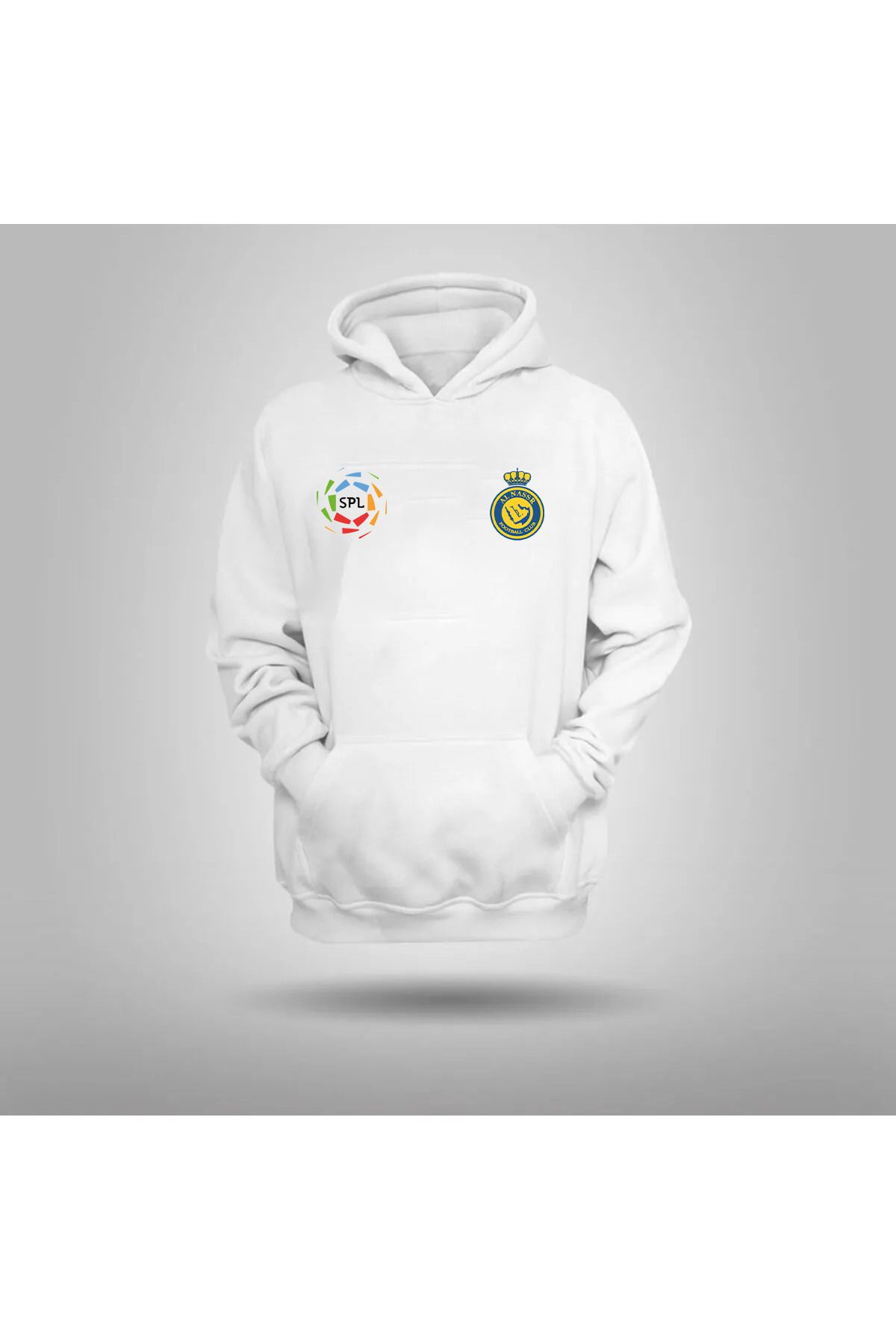 Pisa Art Al-NassrSuudi Arabistan Pro Ligi Özel Tasarım Taraftar Kapşonlu Sweatshirt