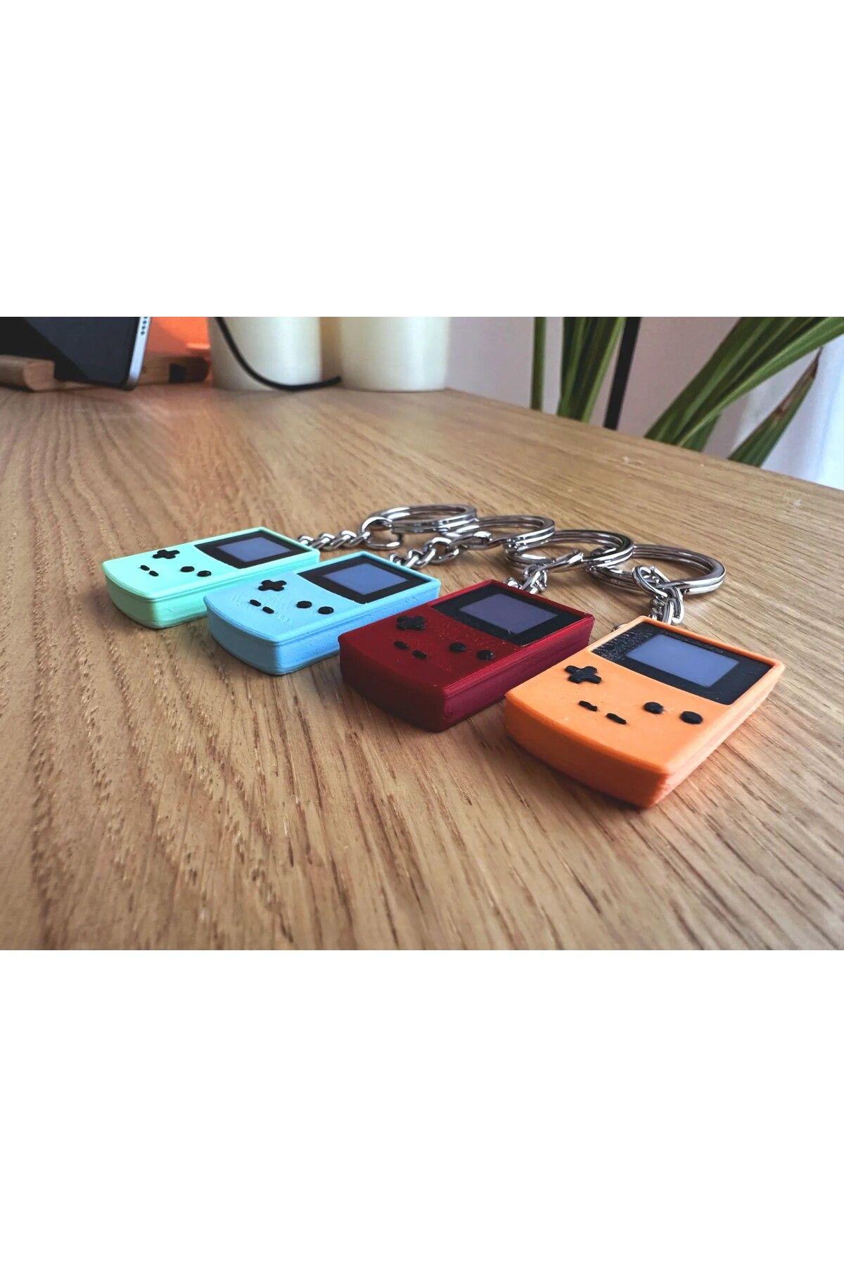 Kadir3D Retro El Konsolu Renkli Anahtarlık