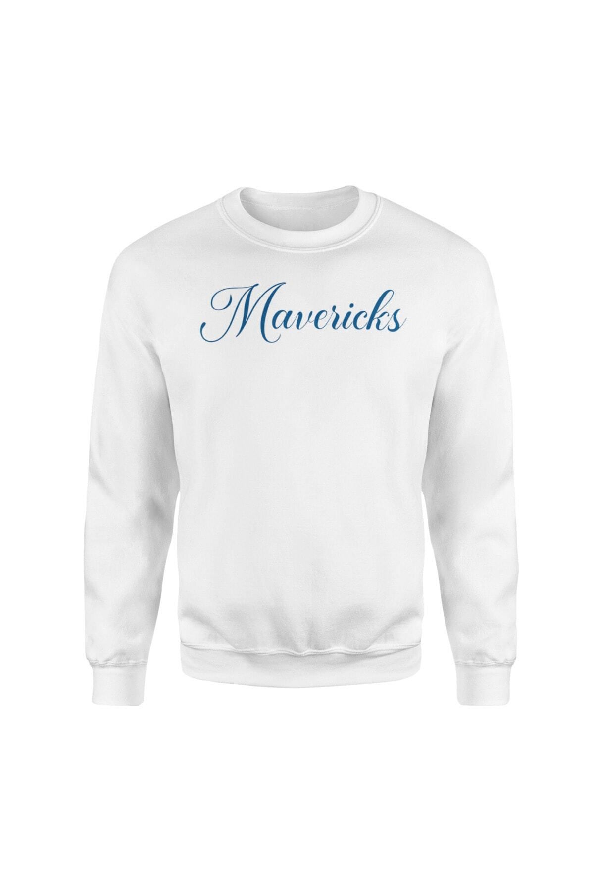 Pisa Art Dallas Cursive Beyaz Sweatshirt