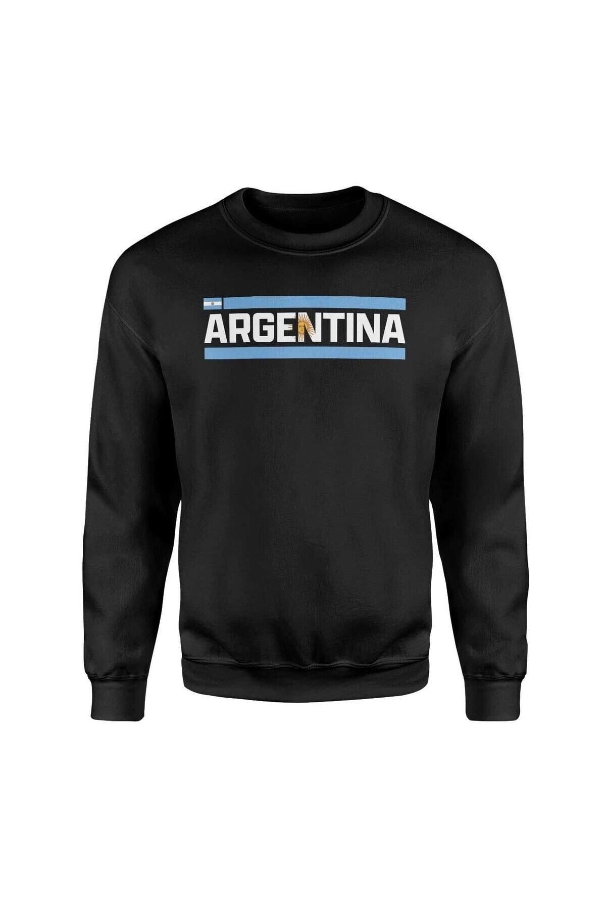 Pisa Art Arjantin Siyah Sweatshirt