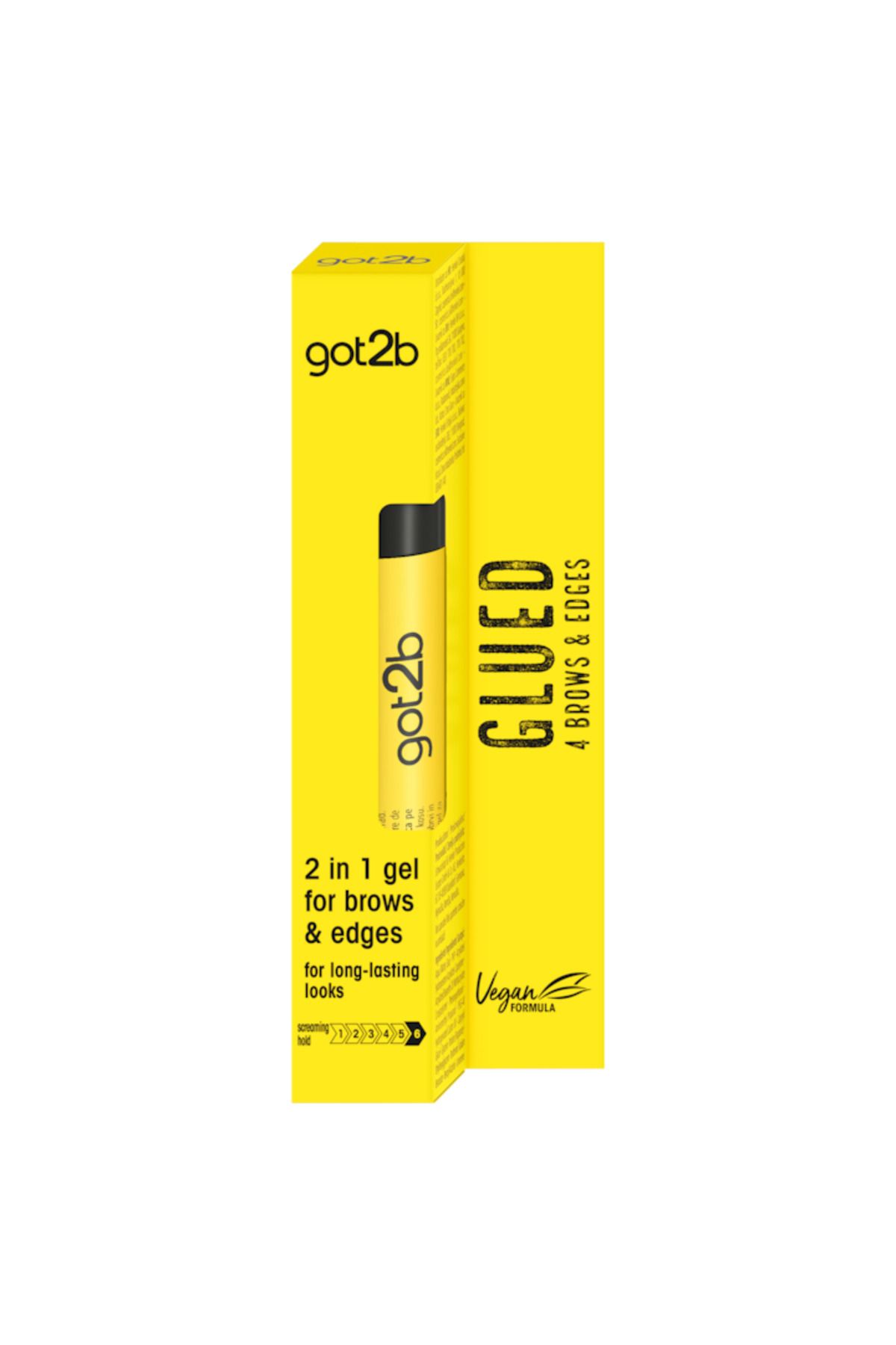 Got2B-got2b Glued 2 in 1 gel, for fixing eyebrows and unruly hairs, vegan formula, 16 ml 2