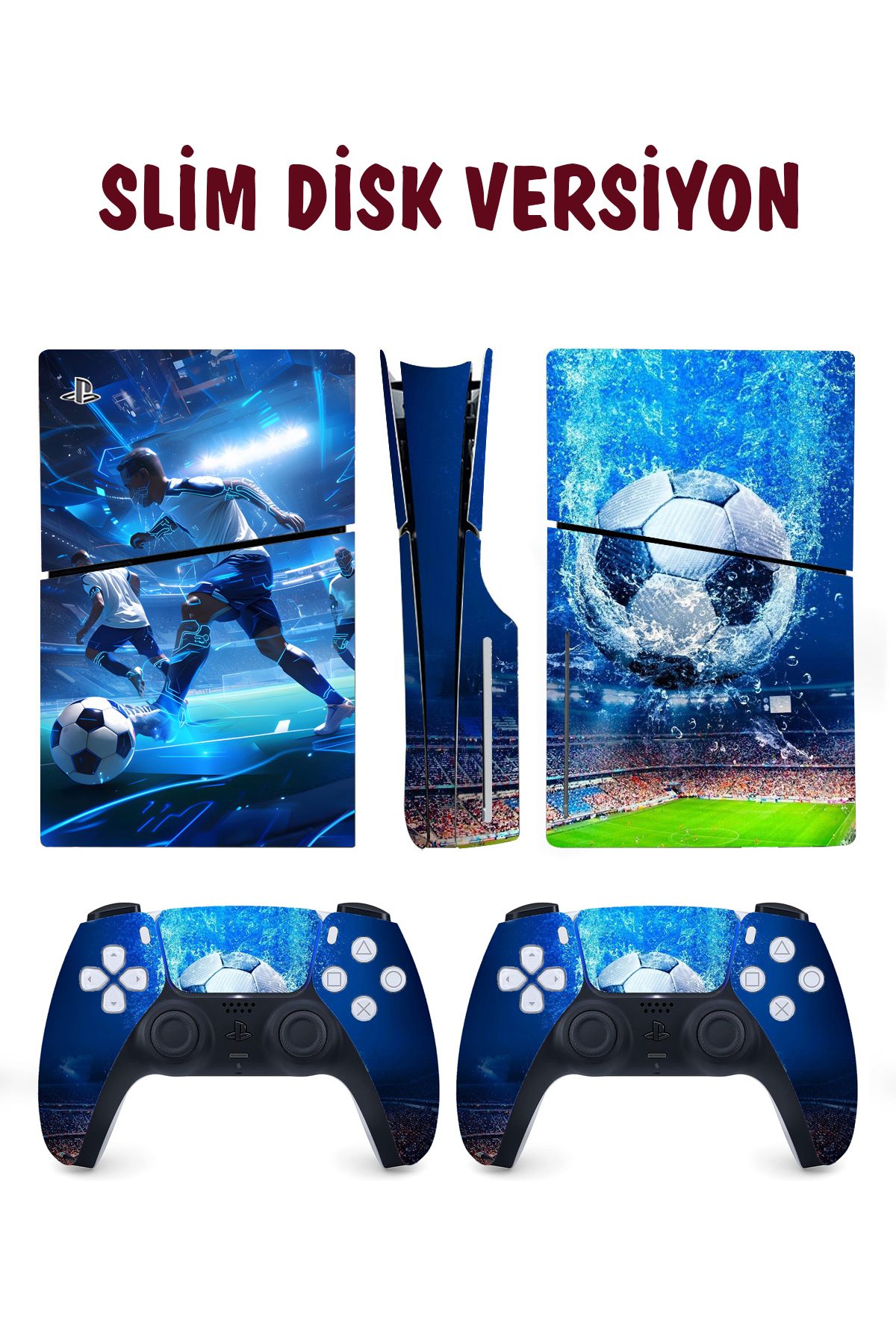 KT Decor Futbol Playstation 5 Full Sticker Kaplama Seti