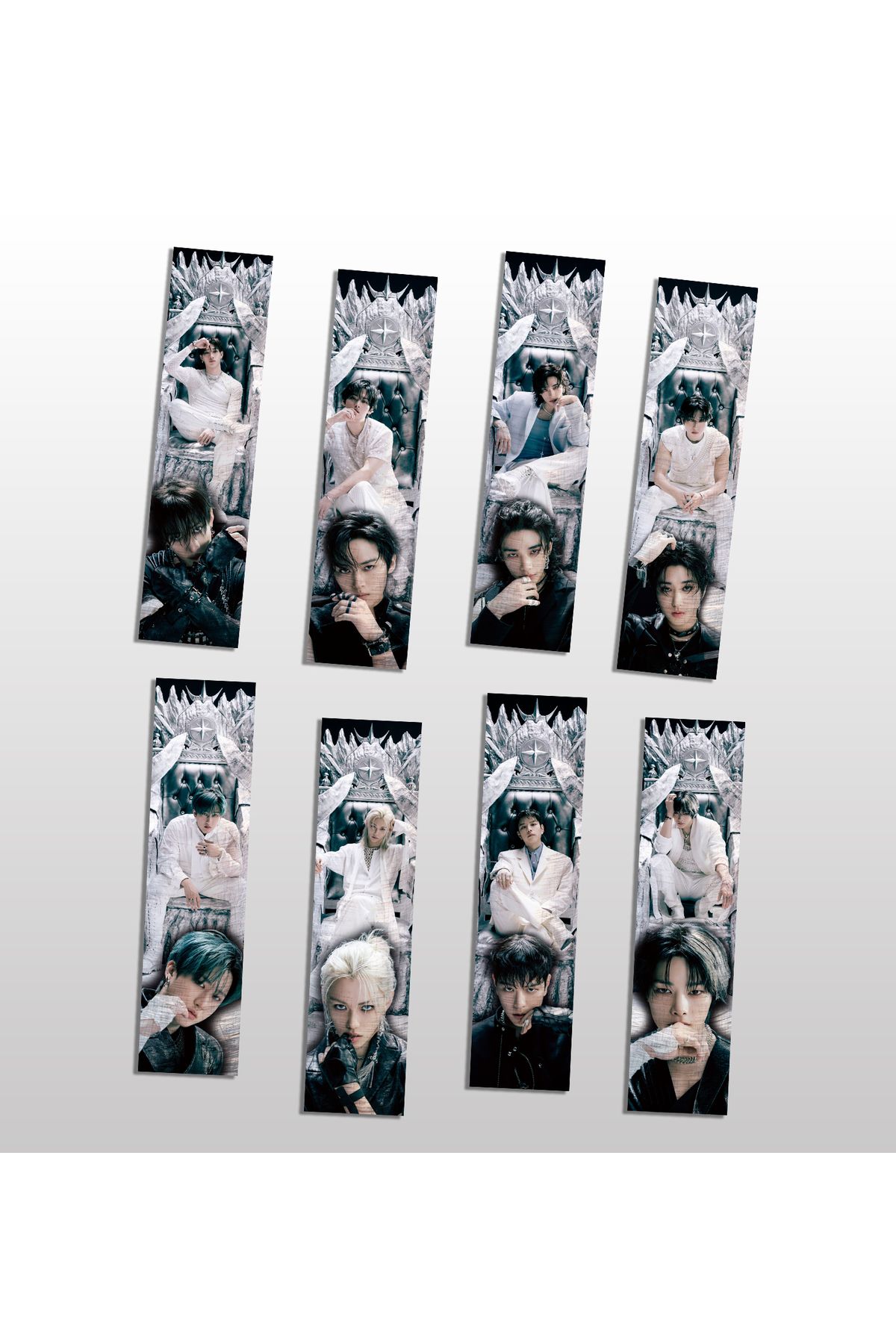 Güneş Kırtasiye Stray Kids Giant 8 Adet Kitap Ayracı 300gr Mat Kağıdına Basılmıştır