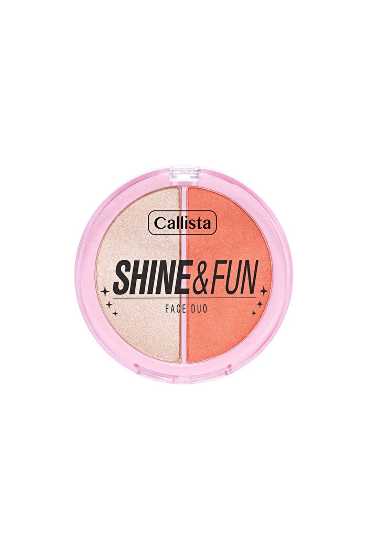 Callista Shine & Fun Face Duo Allık & Aydınlatıcı Paleti - 120 Dream Team - 1 Adet