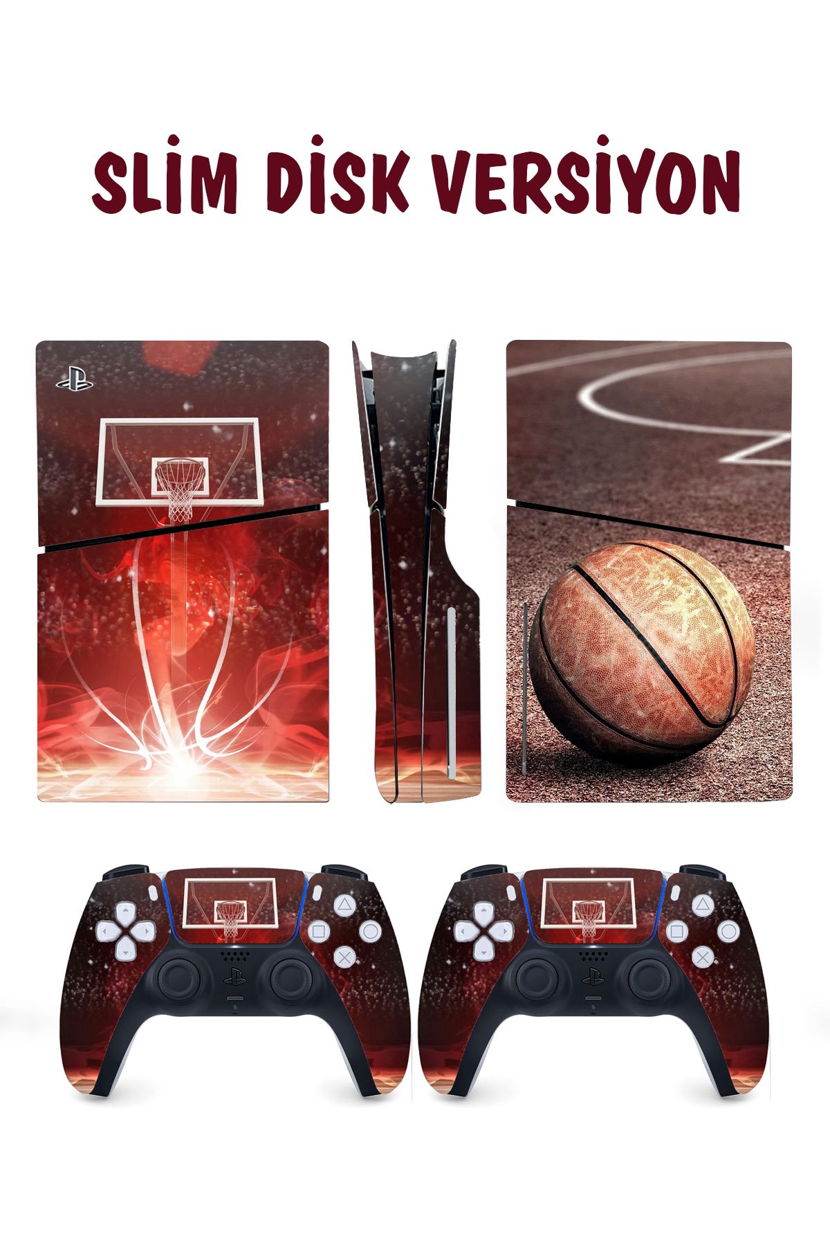 KT Decor Basketbol Playstation 5 Full Sticker Kaplama Seti