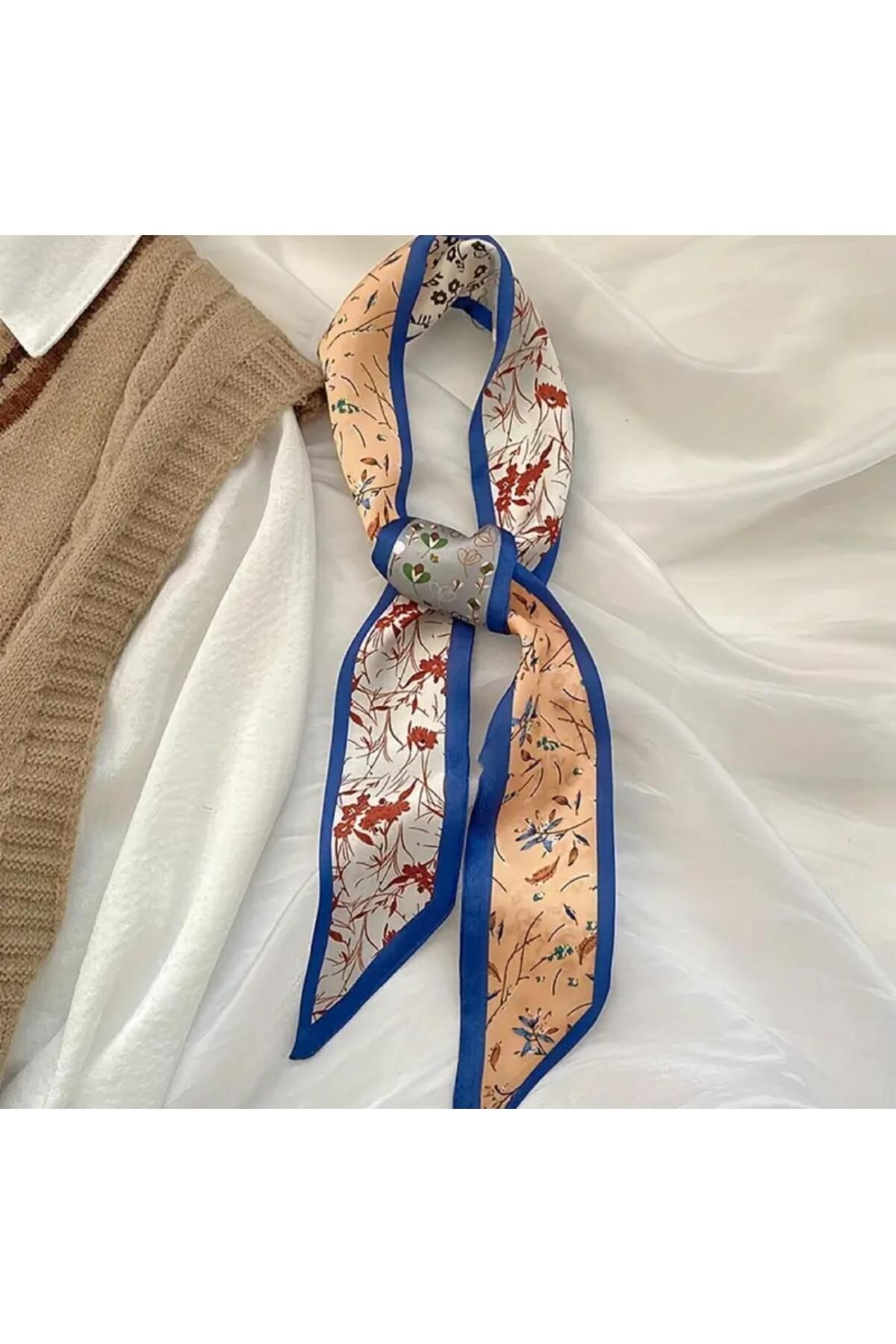 Venus Design Renkli Desenli Fular