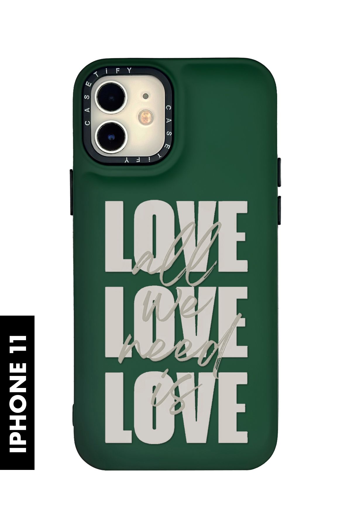 mooodcase iPhone 11 Uyumlu Need is Love Desenli Silikonlu Pillow Kılıf