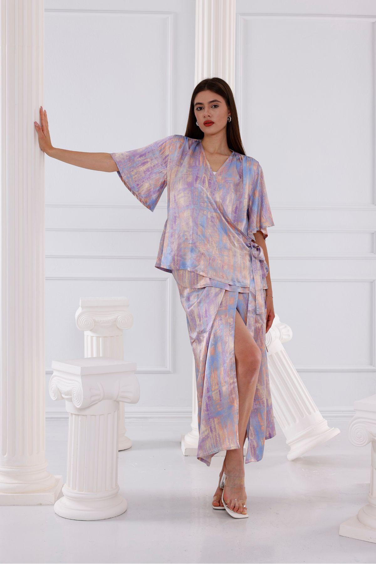 Trend Studio Victoria Vegan İpek CUPRO Pareo
