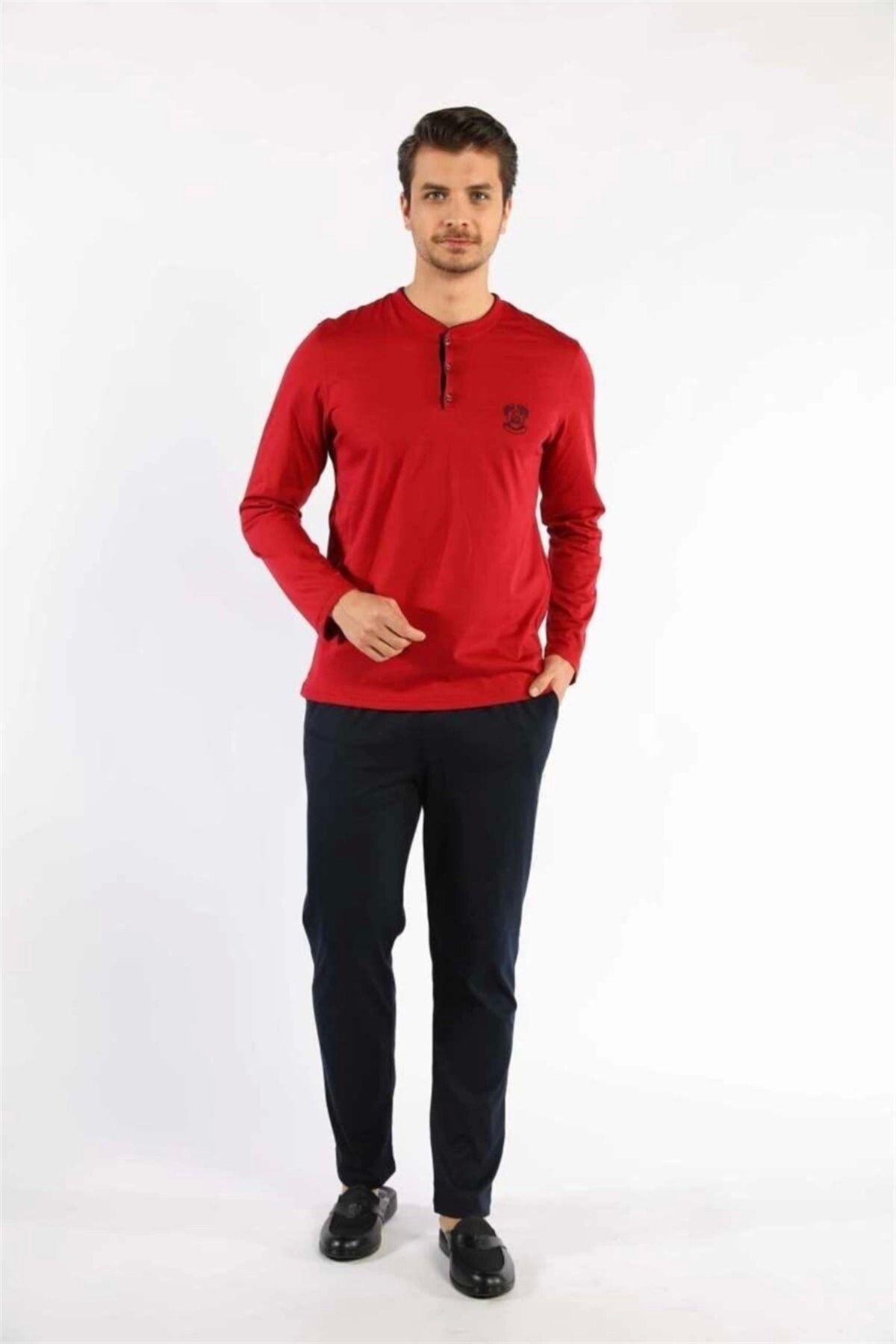 Modafiks D'S Damat 04002 4'lü Erkek Çeyiz Seti - Bordo - M