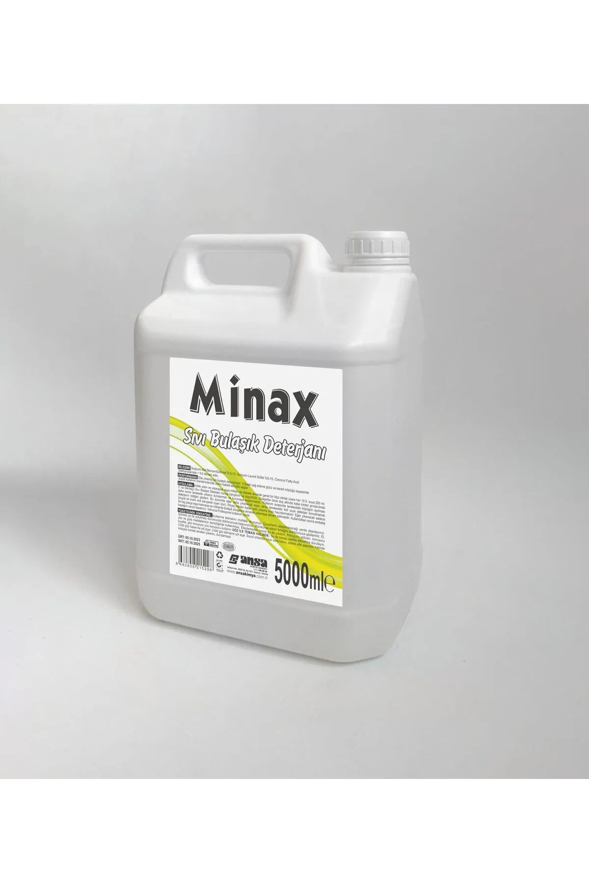 Minax Sıvı Bulaşık Deterjanı Limon 5 Lt