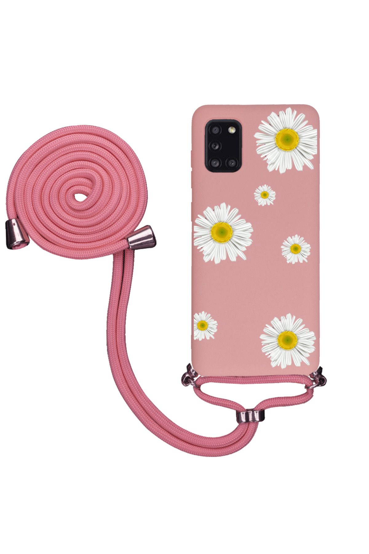 Royaleks Samsung A31 İpli Lansman Kılıf - Papatyalı