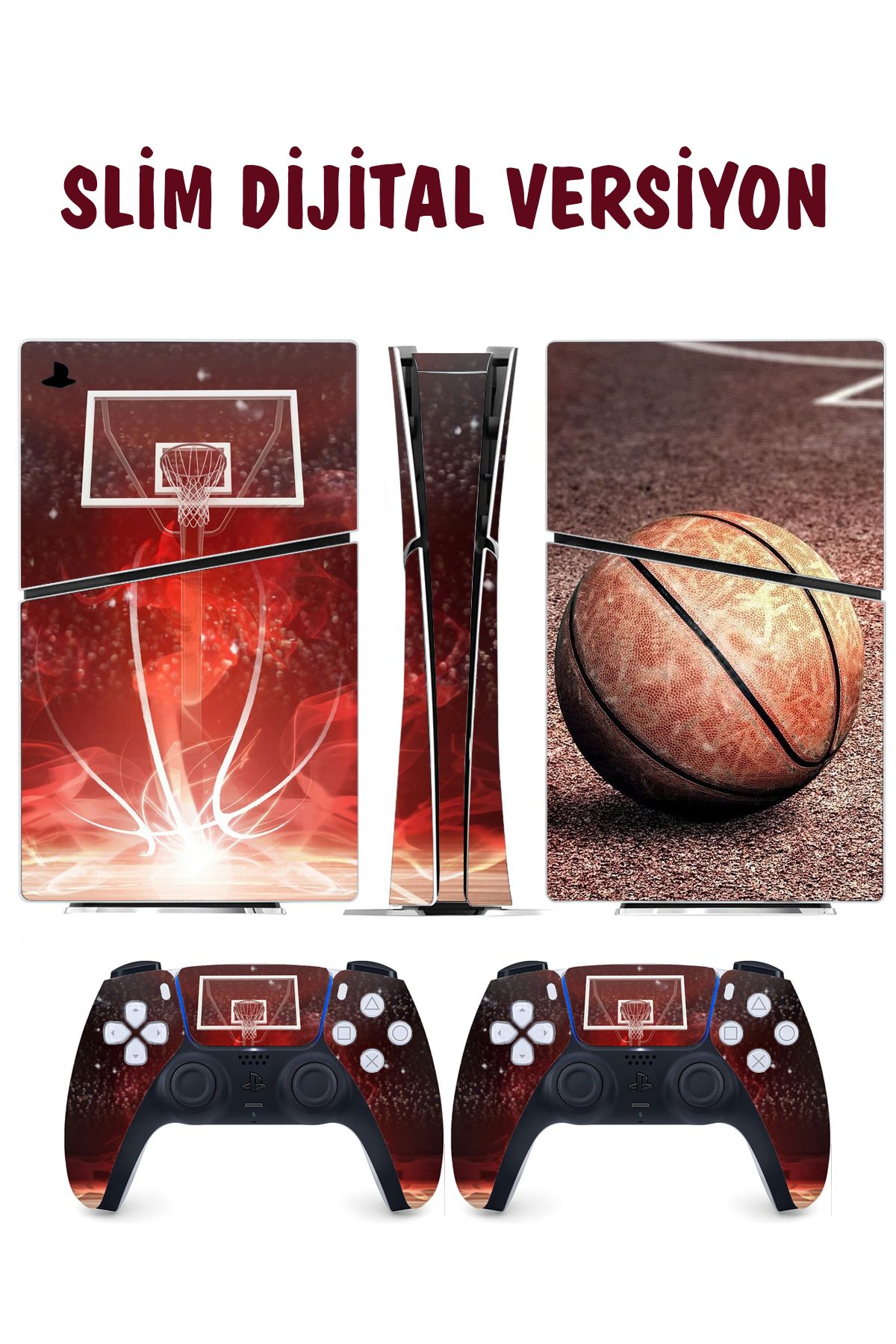 KT Decor Basketbol Playstation 5 Full Sticker Kaplama Seti