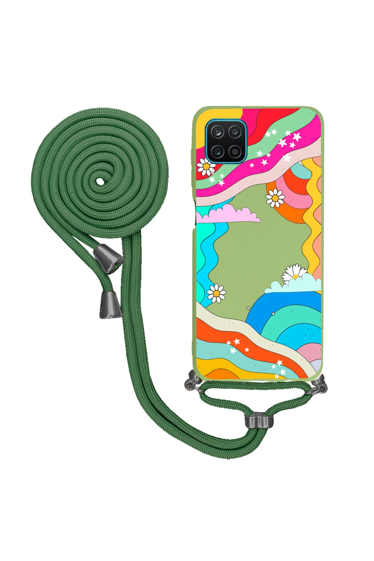 Royaleks Samsung A12 İpli Lansman Kılıf - Colors