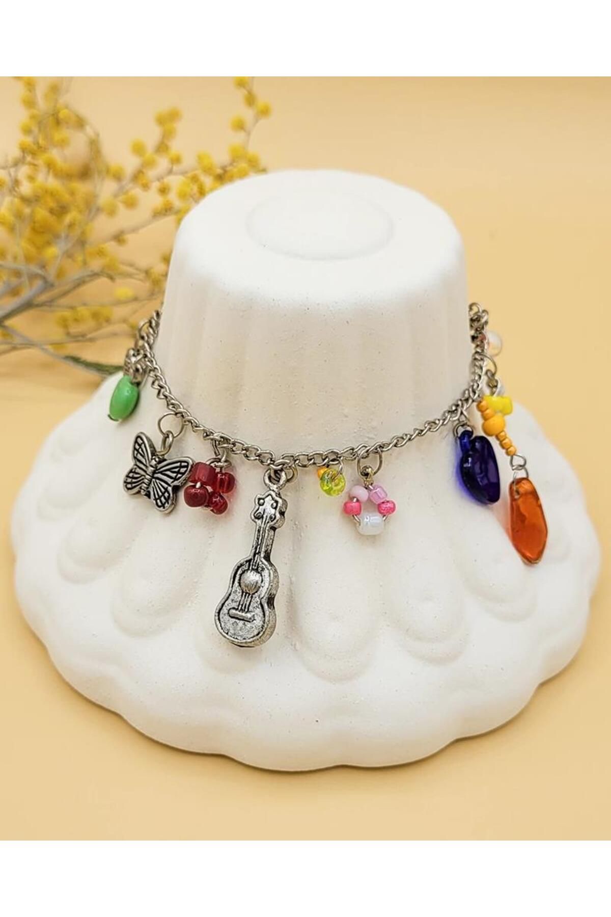 Nevoka Carnaval Renkli Charm Boncuk Bileklik