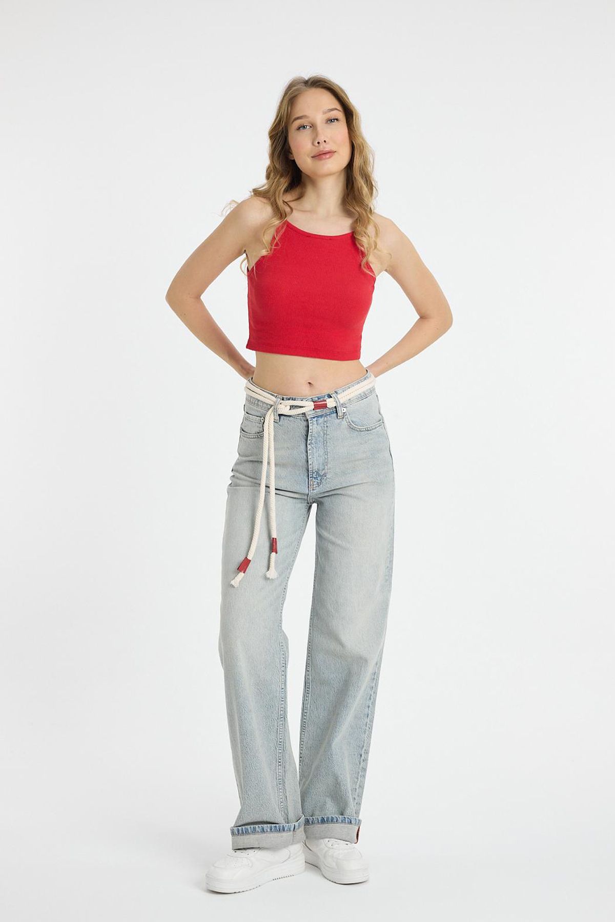 Jijass Jeans Likralı Streagiht Kot Pantolon