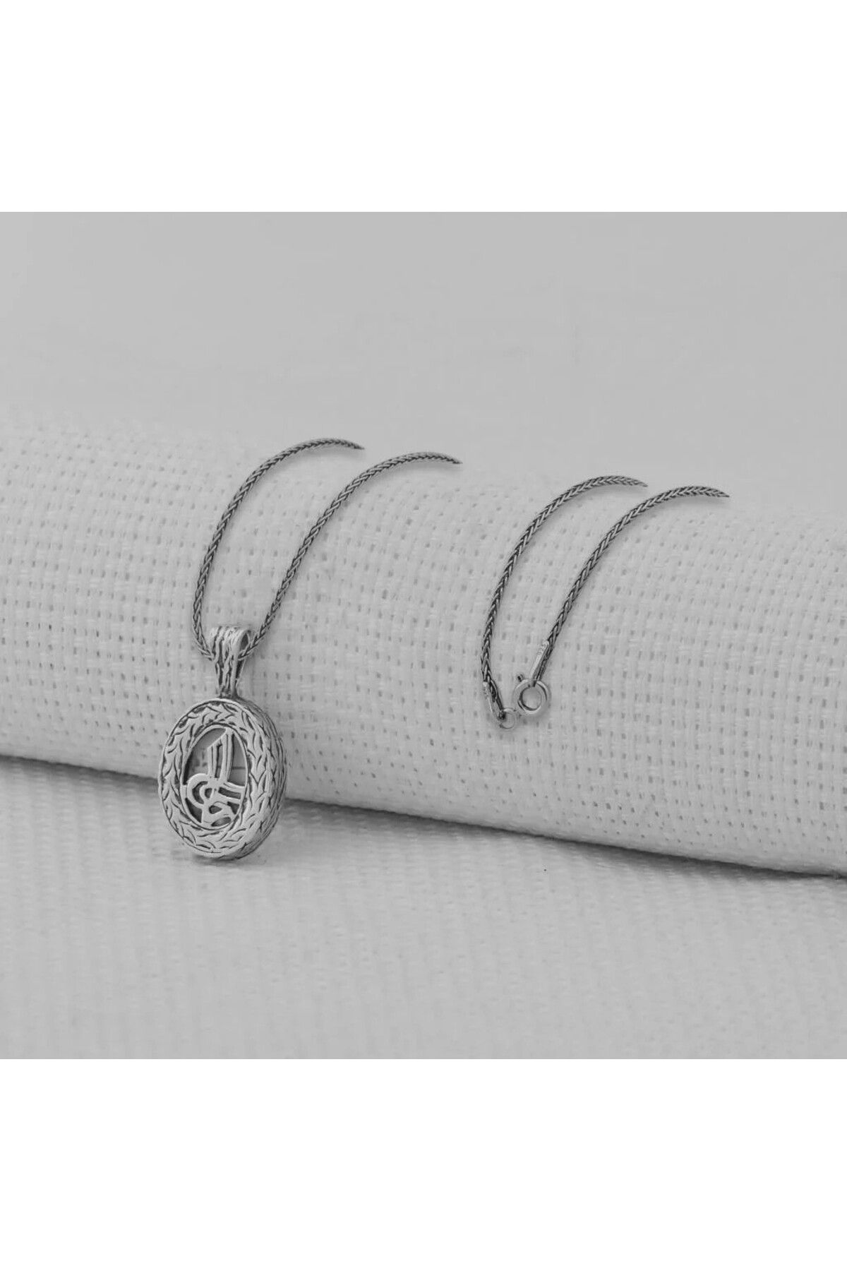 shop Osmanlı Tuğrası Kebir Dualı Cevşen 925 Ayar Gümüş Erkek Kolye