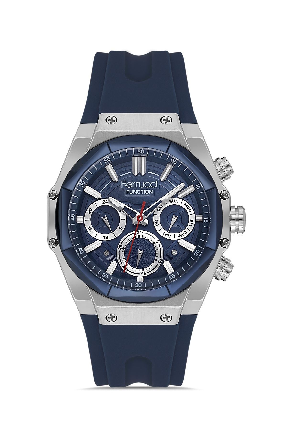 Ferrucci Silikon Kordonlu Erkek Kol Saati FCF 03549S.03-F609