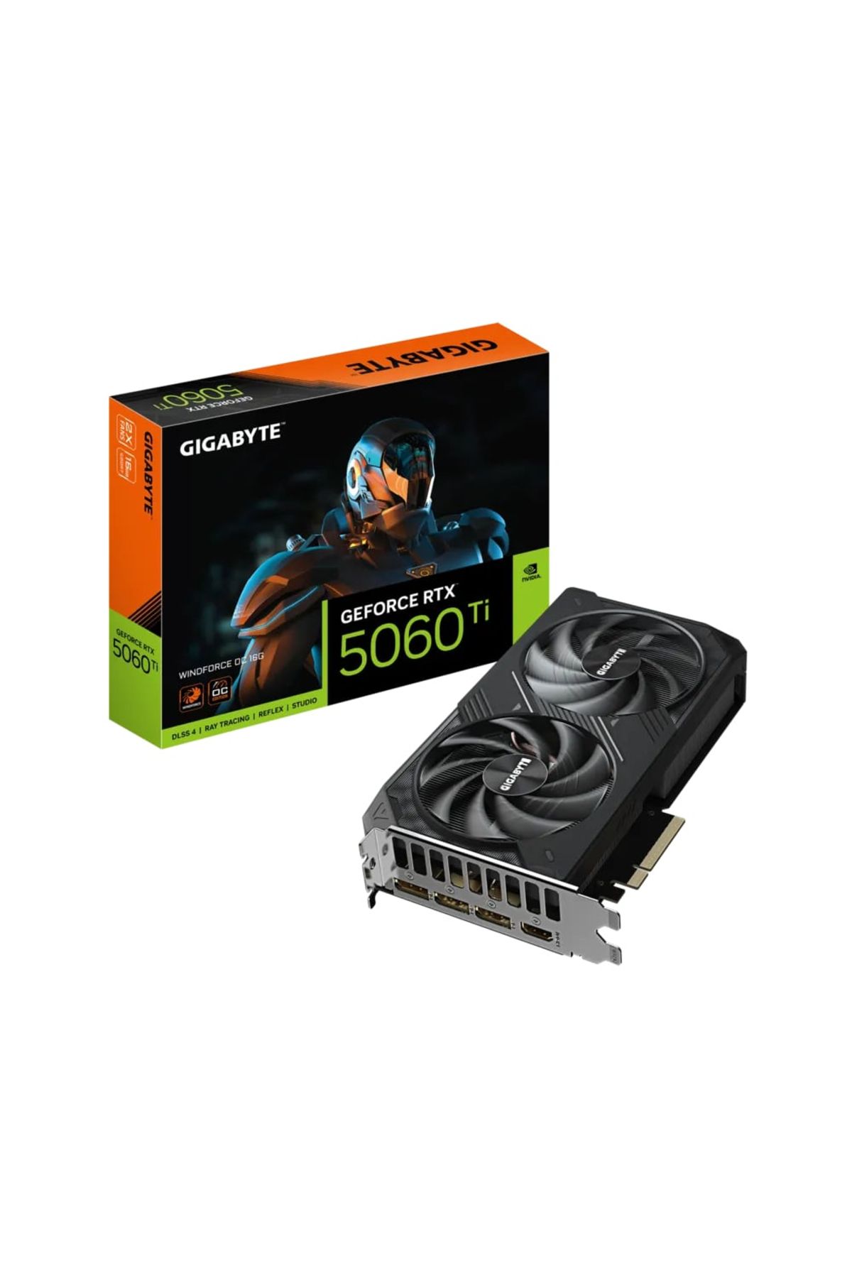 Gigabyte GeForce RTX 5060TI WINDFORCE OC GV-N506TWF2OC-16GD GDDR7 16GB 128Bit Gaming (Oyuncu) Ekran
