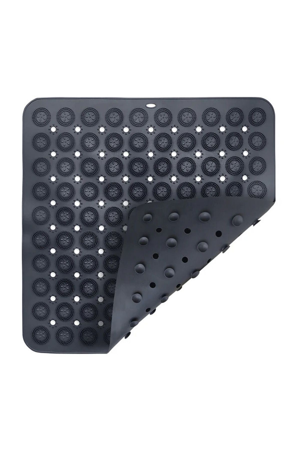 MAİN SHOP Kare Masajlı Silikon Banyo & Duş Kaydırmazı & Küvet Paspası Vantuzlu Yapışır54x54 Cm M-150