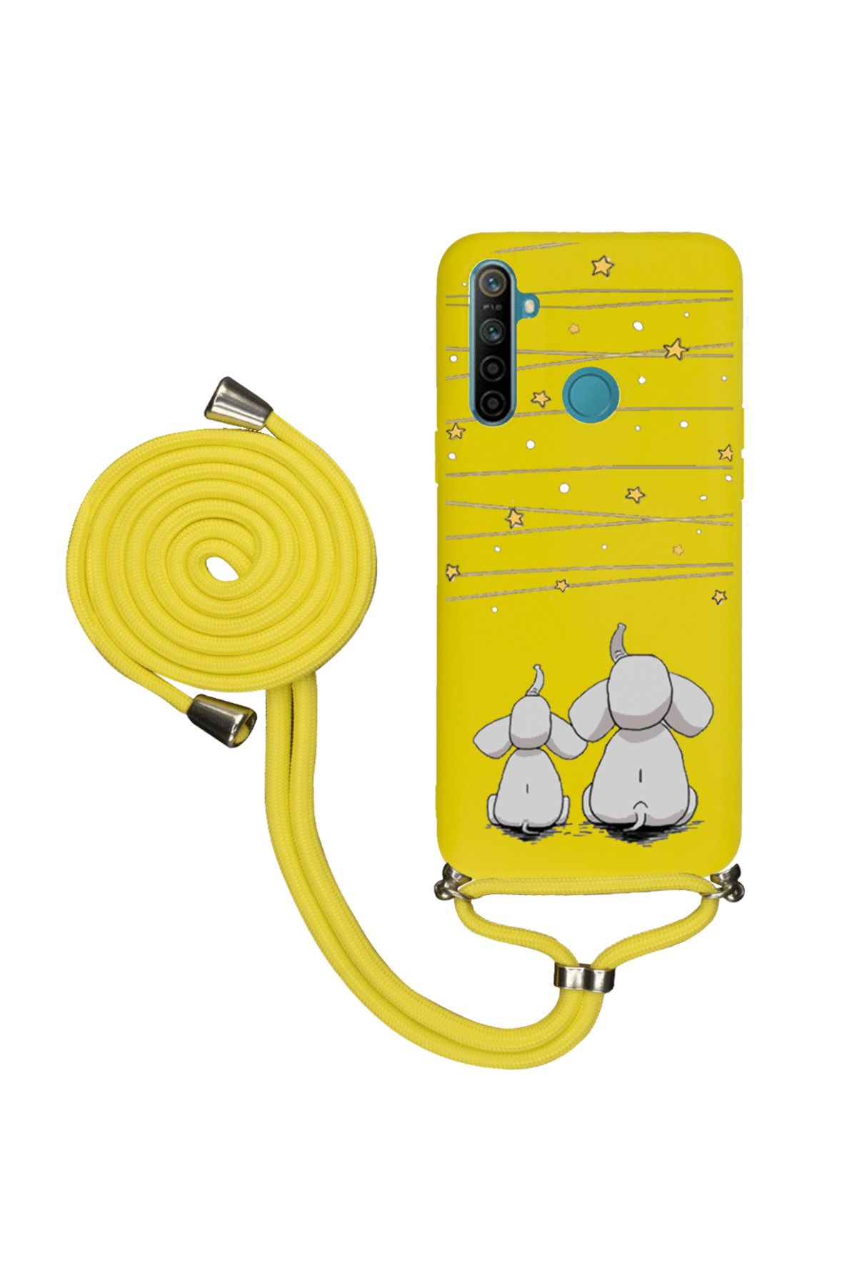 Royaleks Realme 6İ İpli Lansman Kılıf - Elephants And The Stars