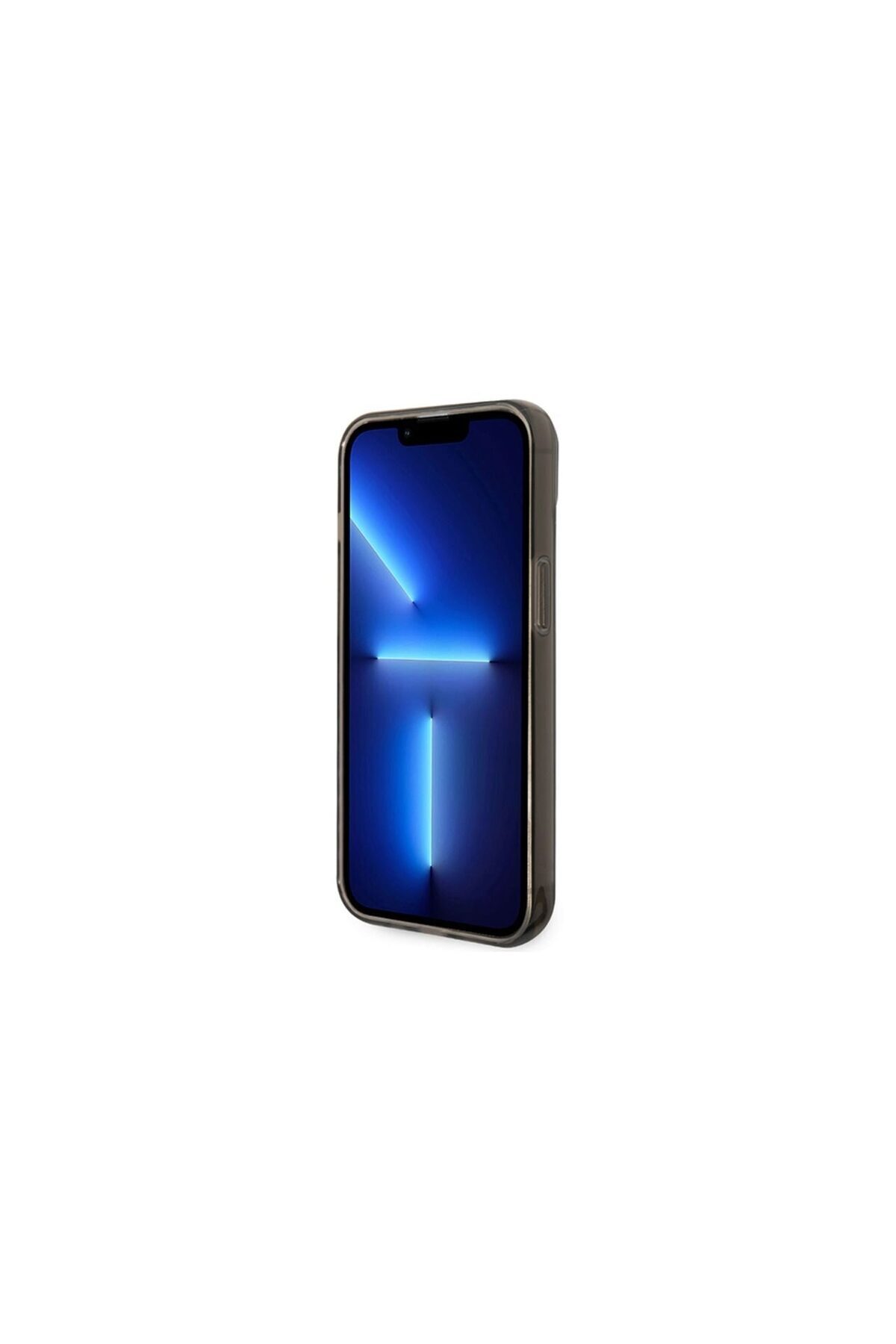 Guess-iPhone 14 Plus Camera Outline Translucent Black Case 4