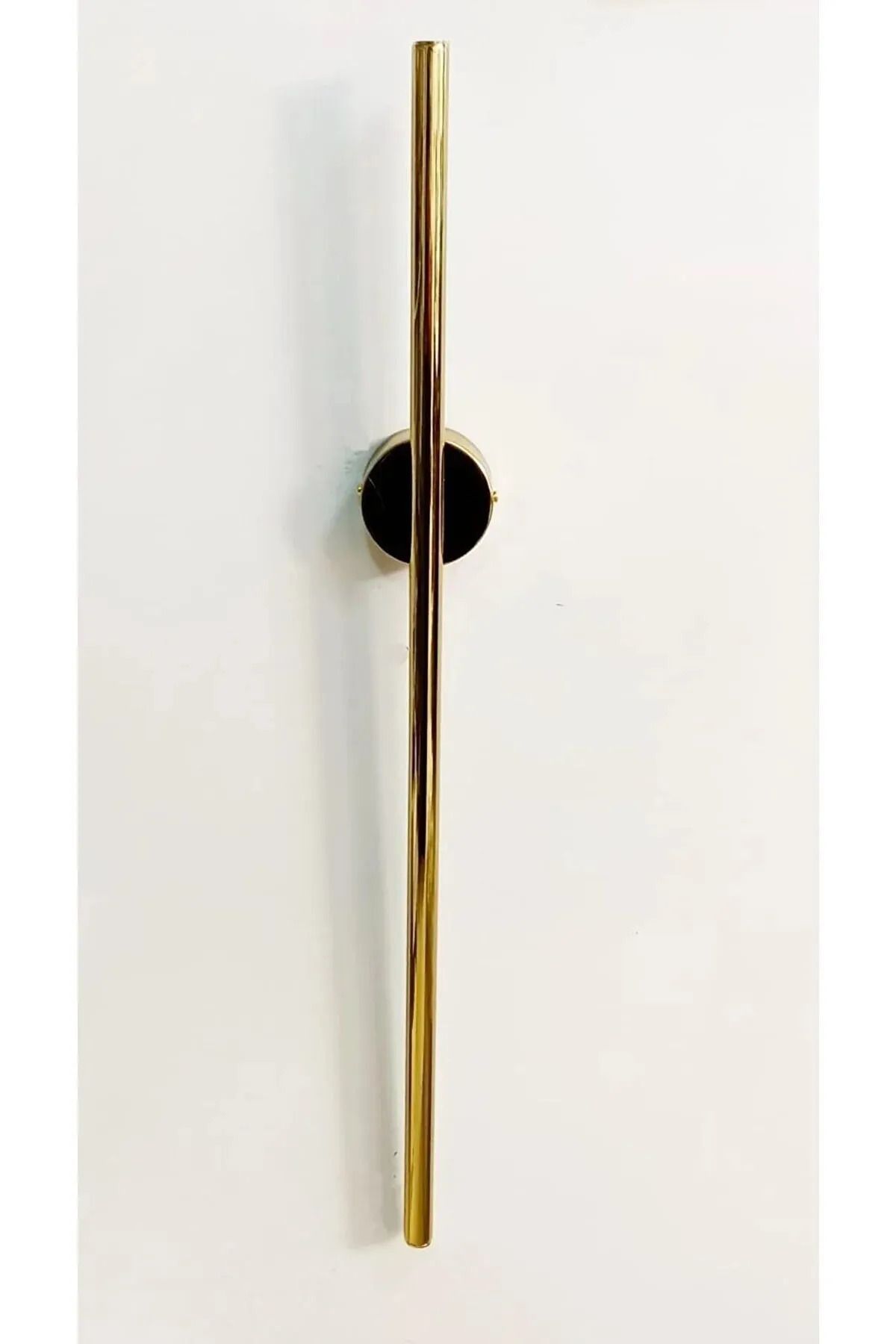 Avizen Lighting Project Modern Dekoratif Led Duvar Aplik Uzun Çubuk Led Tekli 80 Cm Gold Kasa Gün Işığı