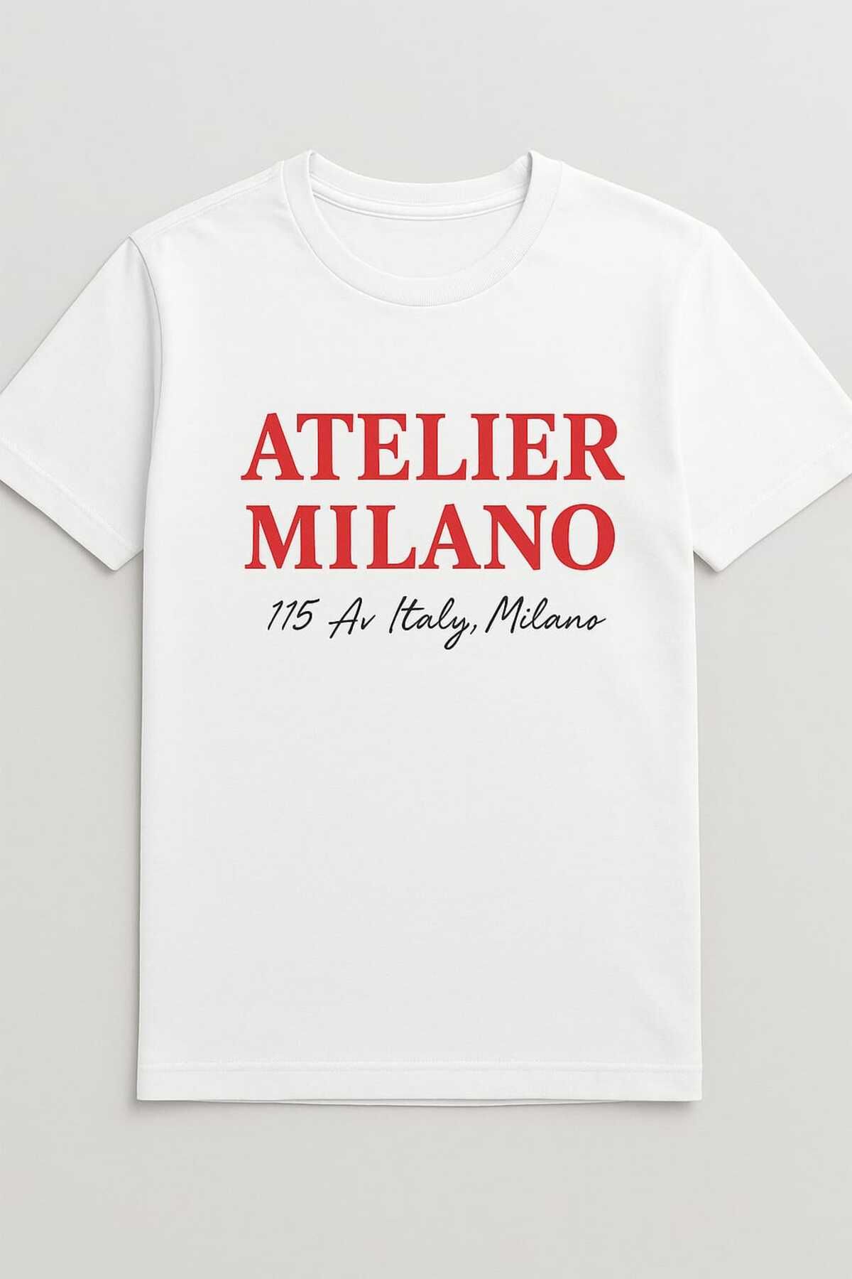 MAGORS GraffTee Kırmızı Yazı Baskılı Milano T-shirt
