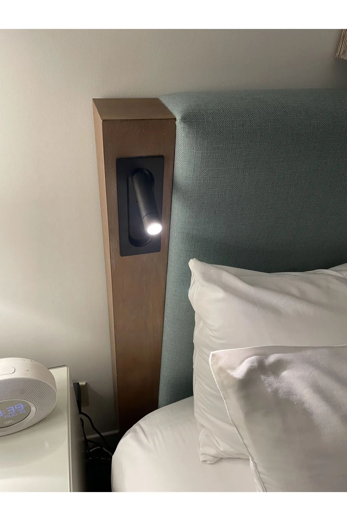 Avizen Lighting Project Yatak Başı Gömme Okuma Apliği Dahili Switch Anahtar İle Günışığı Samsung Ledli