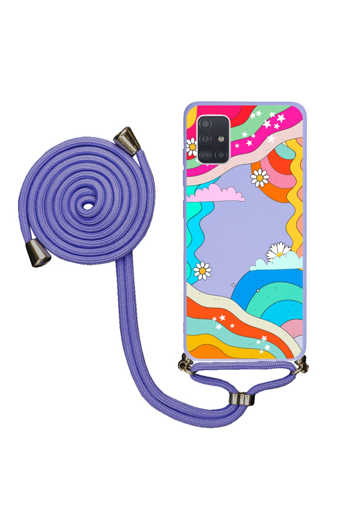 Royaleks Samsung A51 İpli Lansman Kılıf - Colors