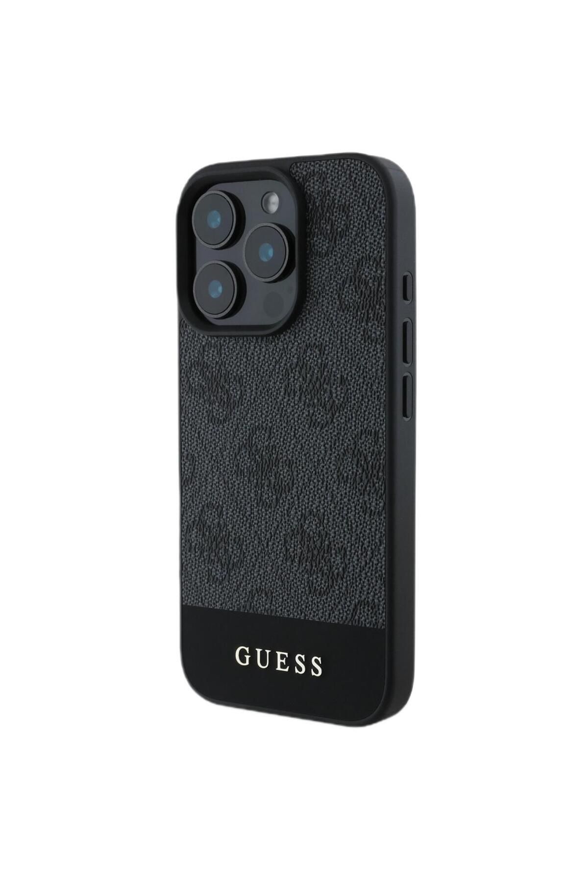 Guess-Husa 4G Stripe Logo iPhone 16 Pro Max Grey 3