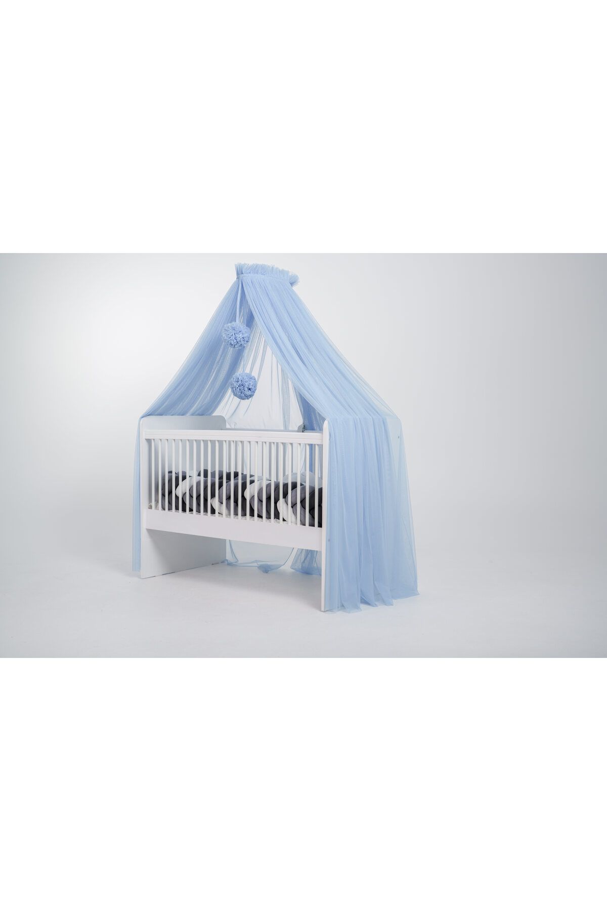 Afacanroom Bebek Beşik Cibinliği Tül Sineklik Baby Blue