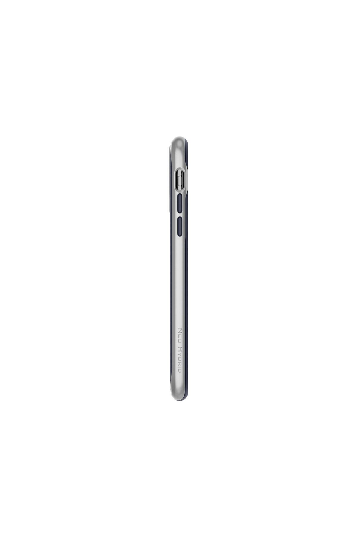 Spigen-Husa iPhone XS Max Neo Hybrid Satin Silver 8