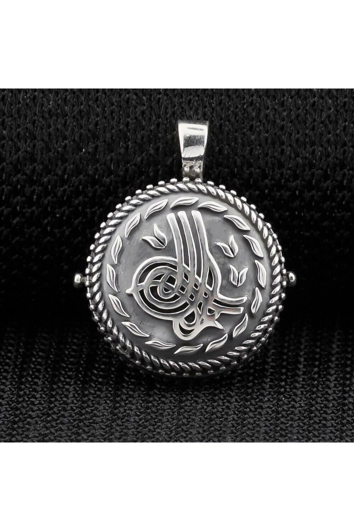 shop Çift Taraflı Açılabilir Cevşen 925 Ayar Gümüş Erkek Kolye Ucu