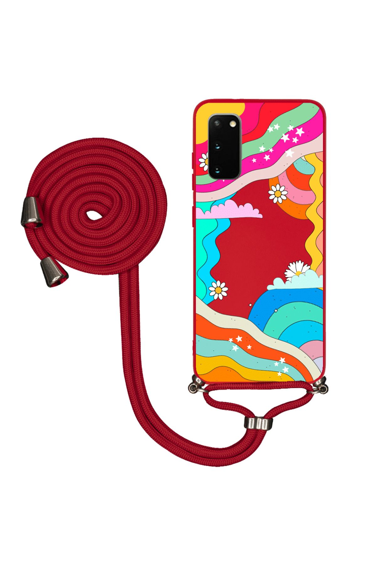 Royaleks Samsung S20 Plus İpli Lansman Kılıf - Colors