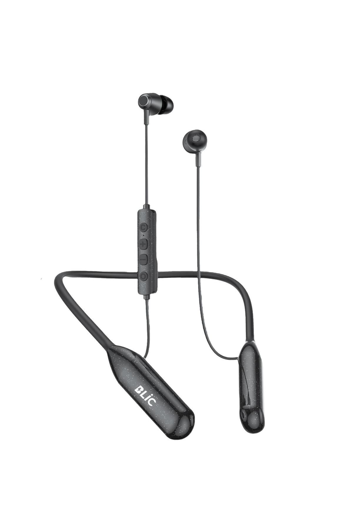 Aydoganticaret44 Blb31 A20 siyah Boyun Askılı Bluetooth Kulaklık Saat Şarj Kapasiteli Normal Mod Ve Oyun Modludur