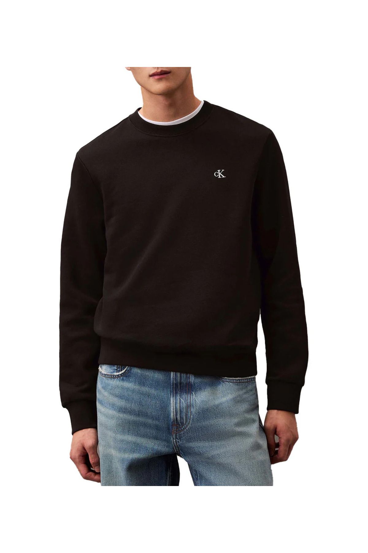 Calvin Klein Erkek sweatshirt LS ARCHME LOGO FLEECE CREWNK LZ040QM430