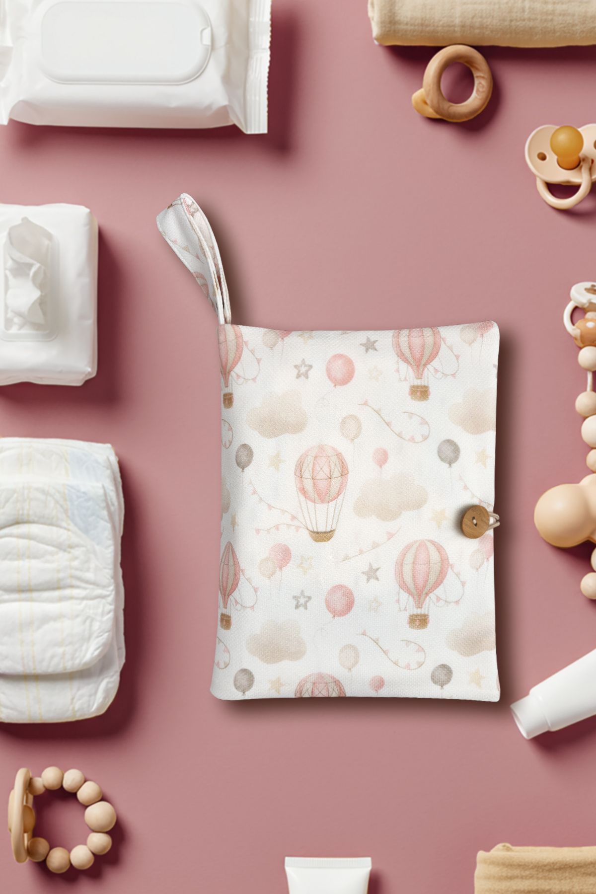 Maison Routine Anne Bebek Bakım Çantası Yenidoğan Alt Açma Değiştirme Düzenleyici Çanta Organizer Balloon