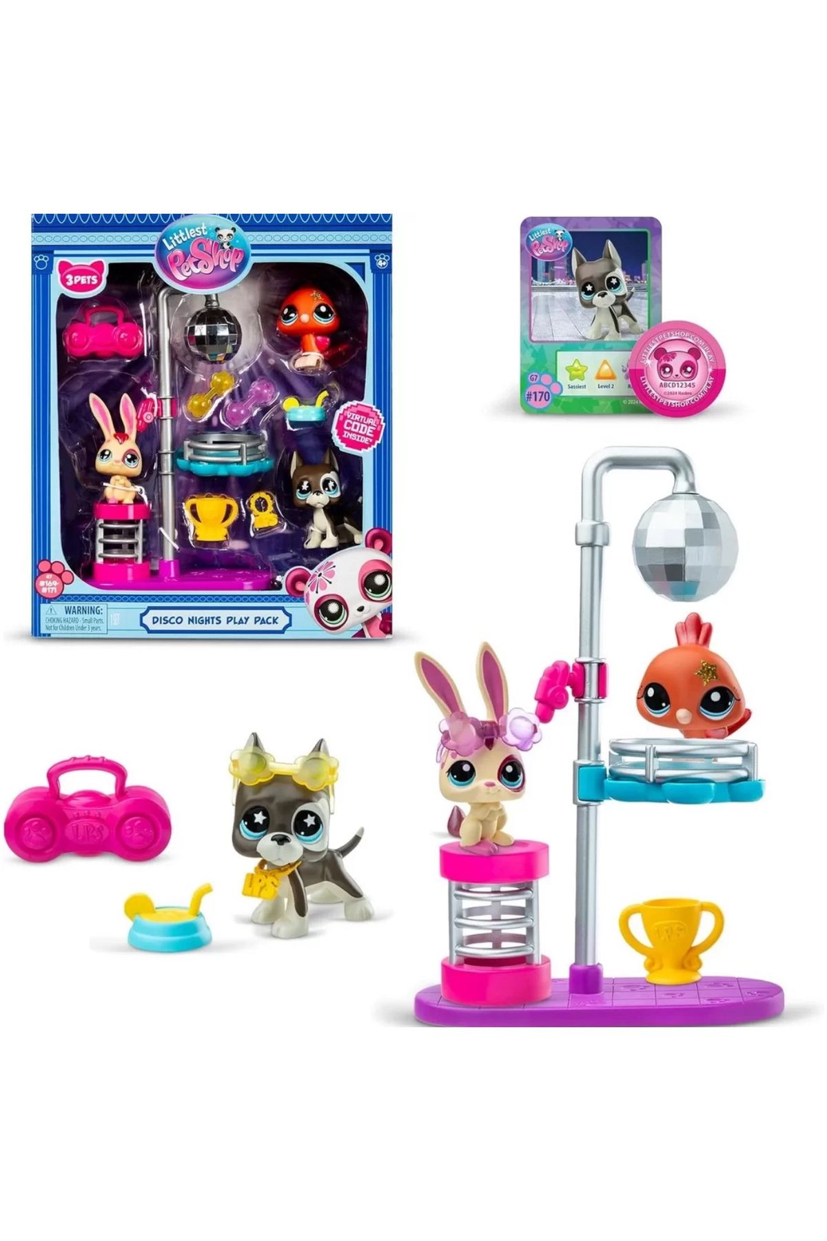 Littlest Pet Shop MİNİŞLER DİSCO NİGHTS FİGÜR OYUN SETİ