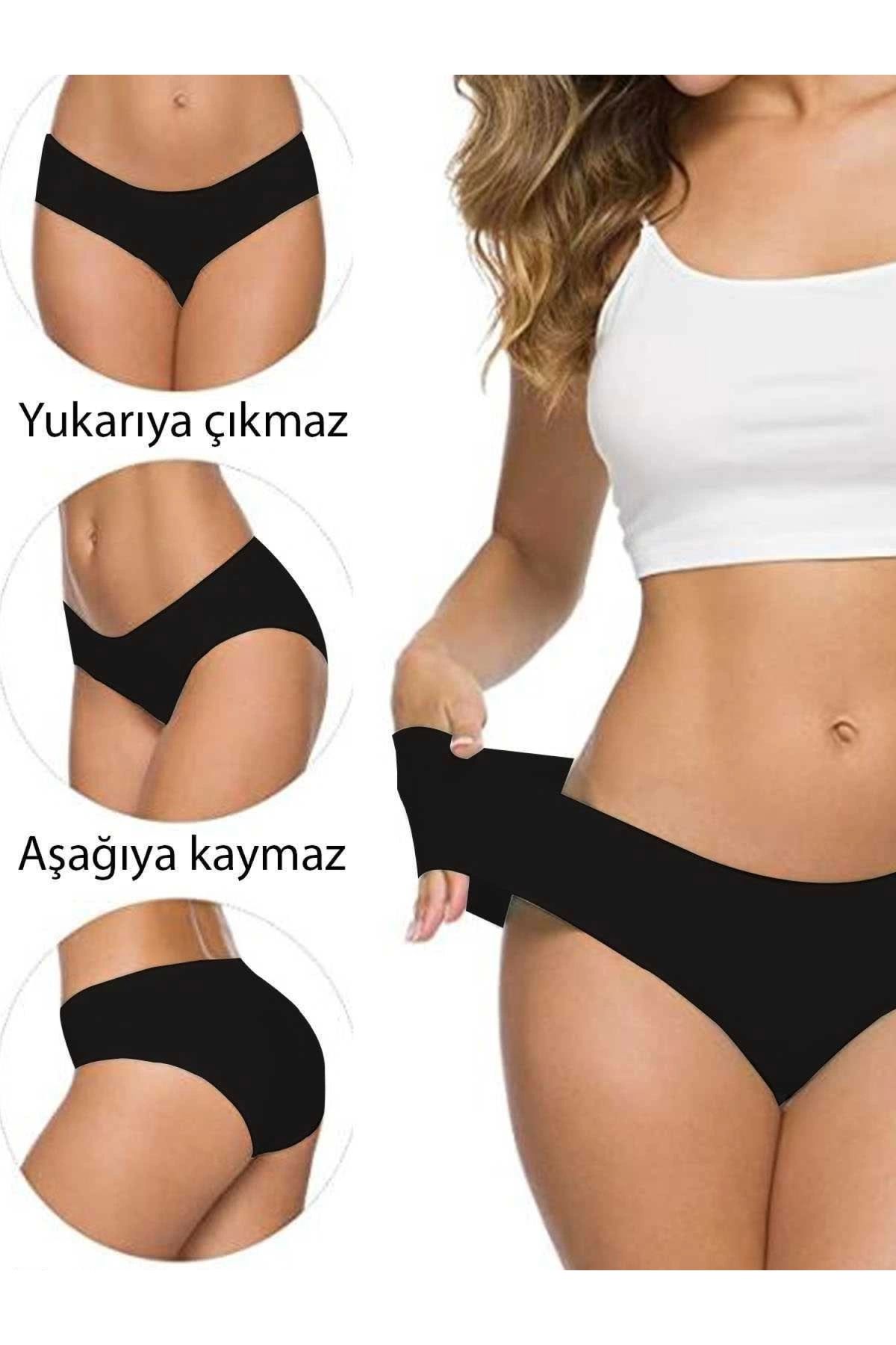 POLEXP Esnek Dikişsiz Kadın Külot Takımı