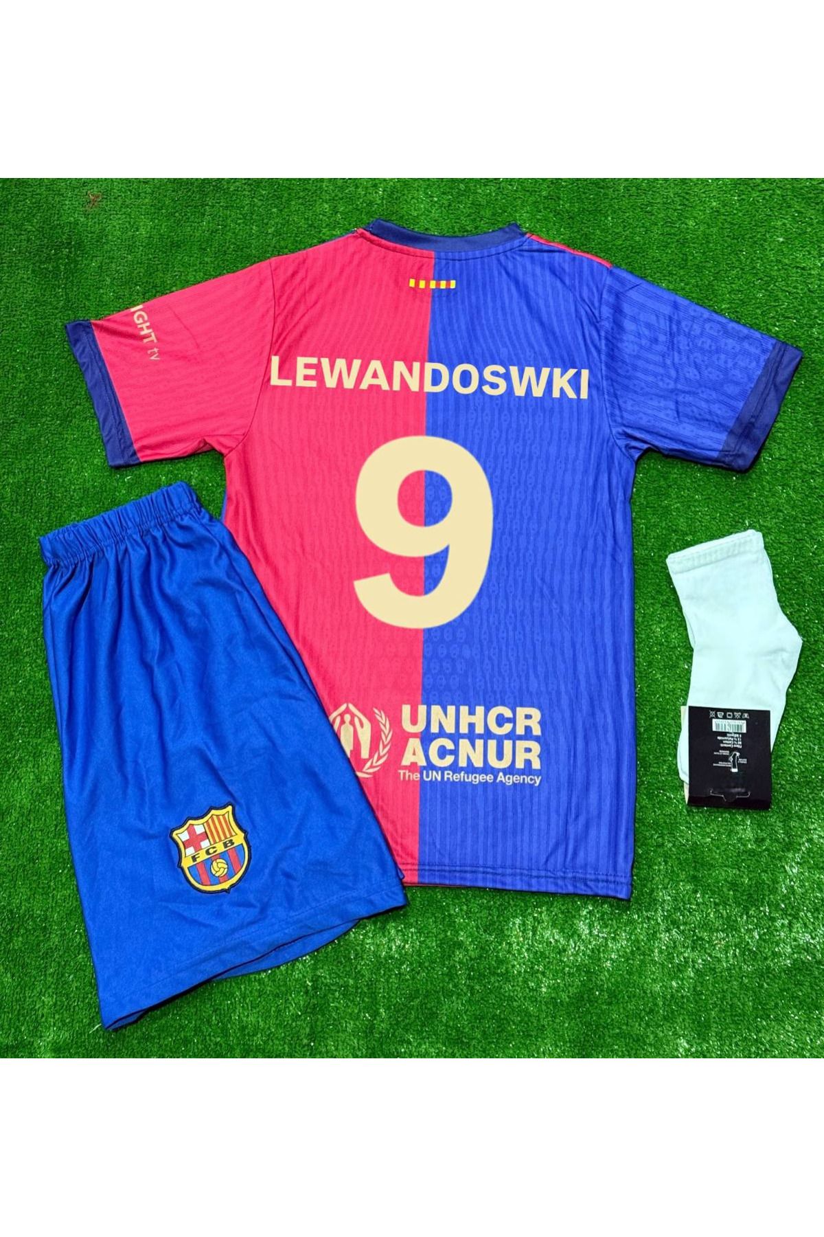 Atlas Global BARCELONA 2024 2025 SEZONU İÇ SAHA ÇOCUK FORMA LEWANDOWSKİ