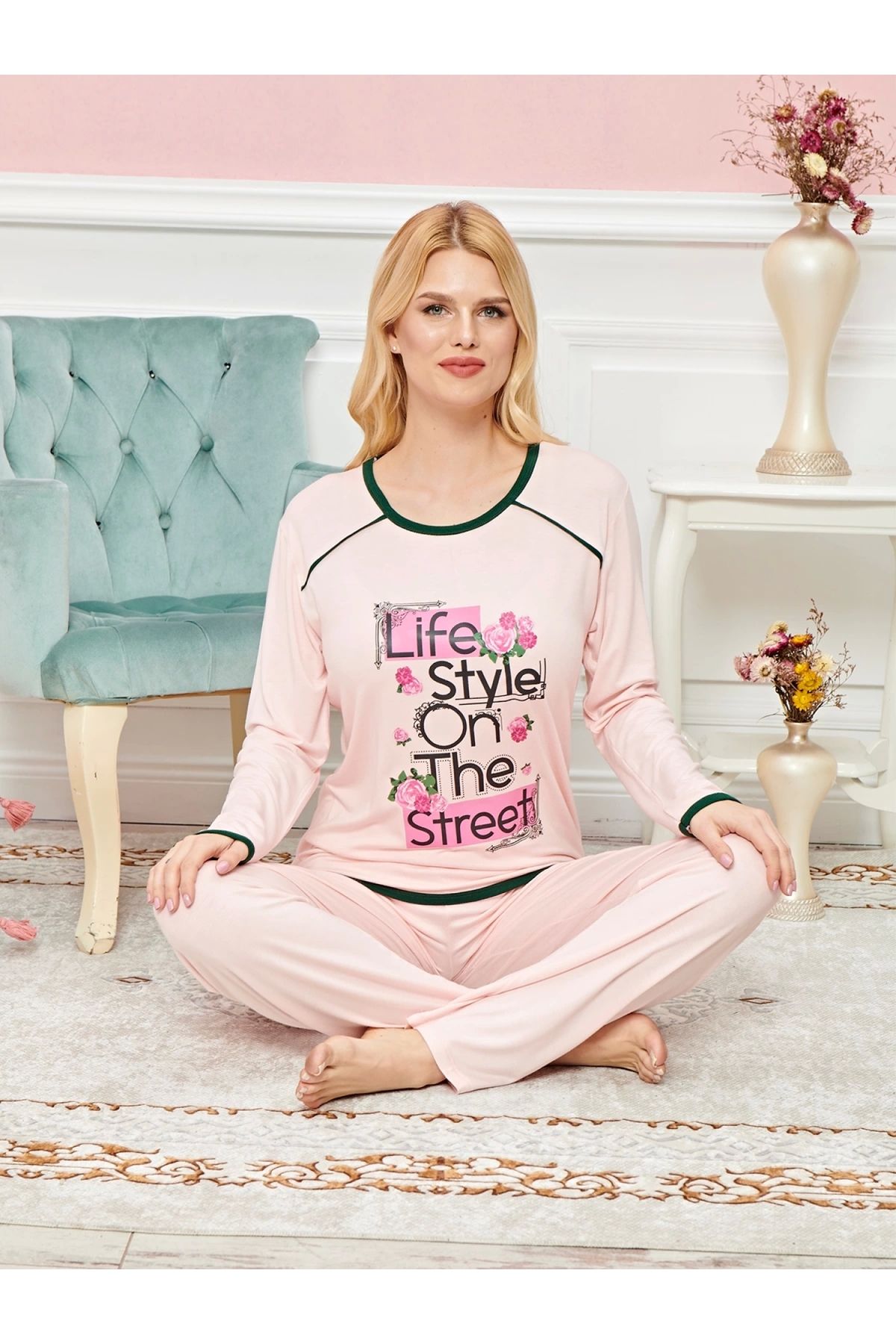 POLEXP Rahatlık ve Zarafetin Buluştuğu Pijama Takımı