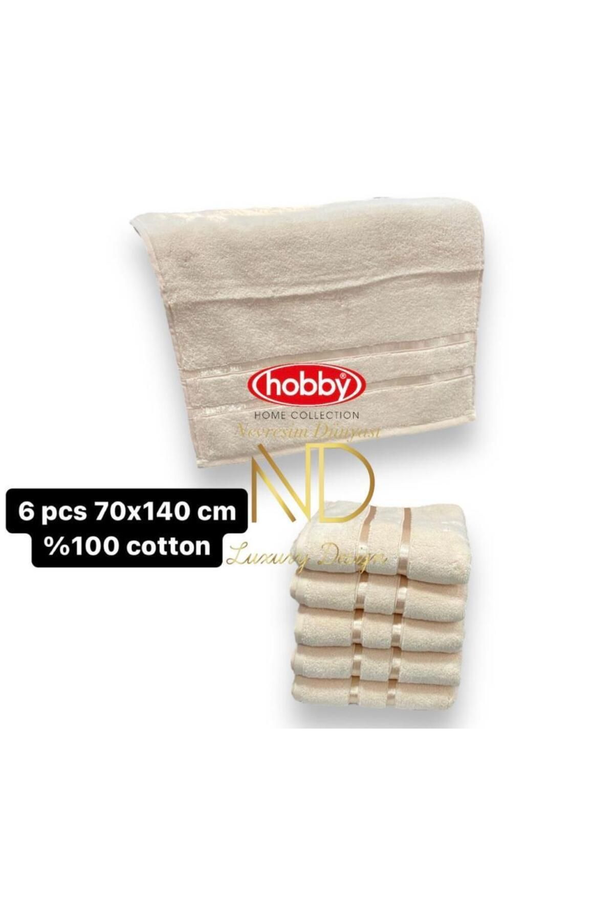 merland benvecocuk Dolce Somon 50x90 6'lı Havlu Seti