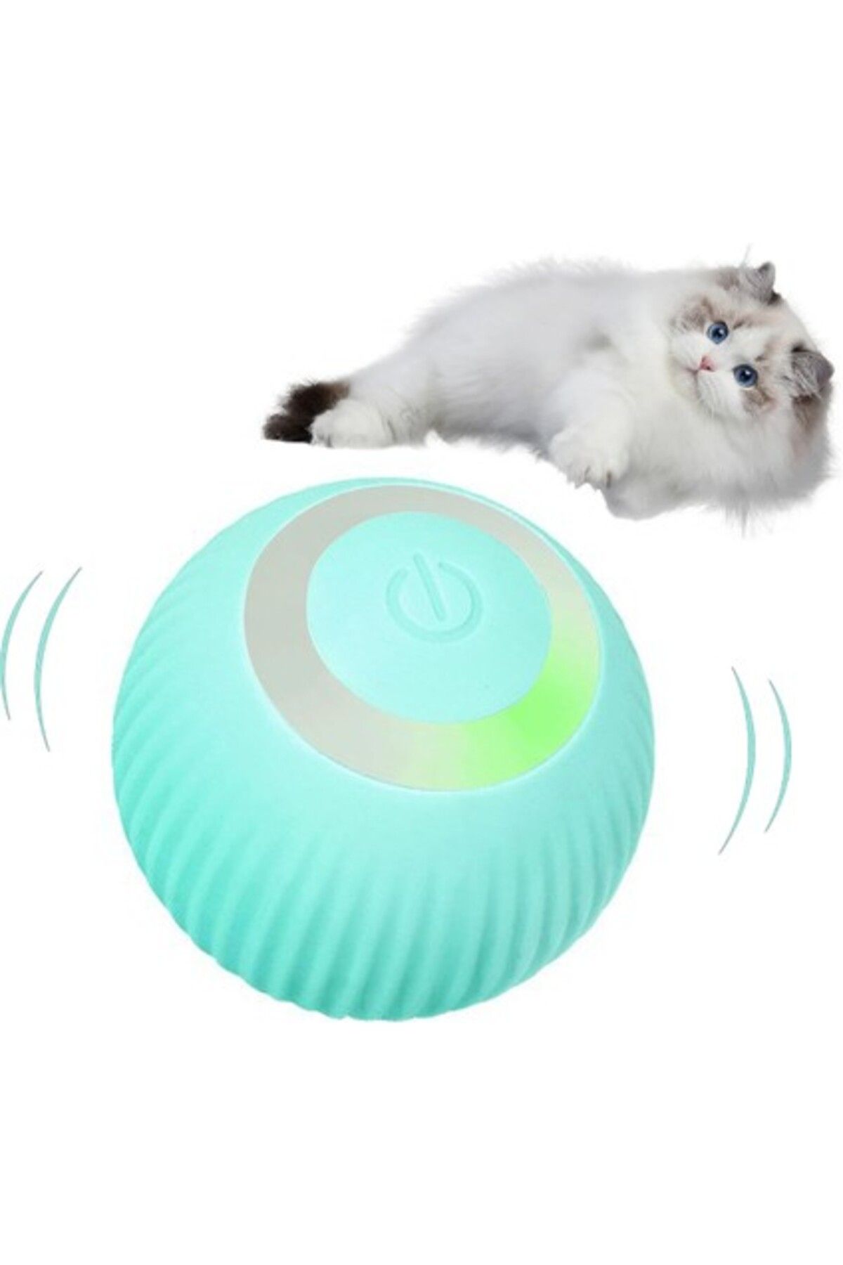 CNC Pet Forzacase Akıllı Interaktif Şarjlı Kedi Oyuncağı Kedi Topu - FC418